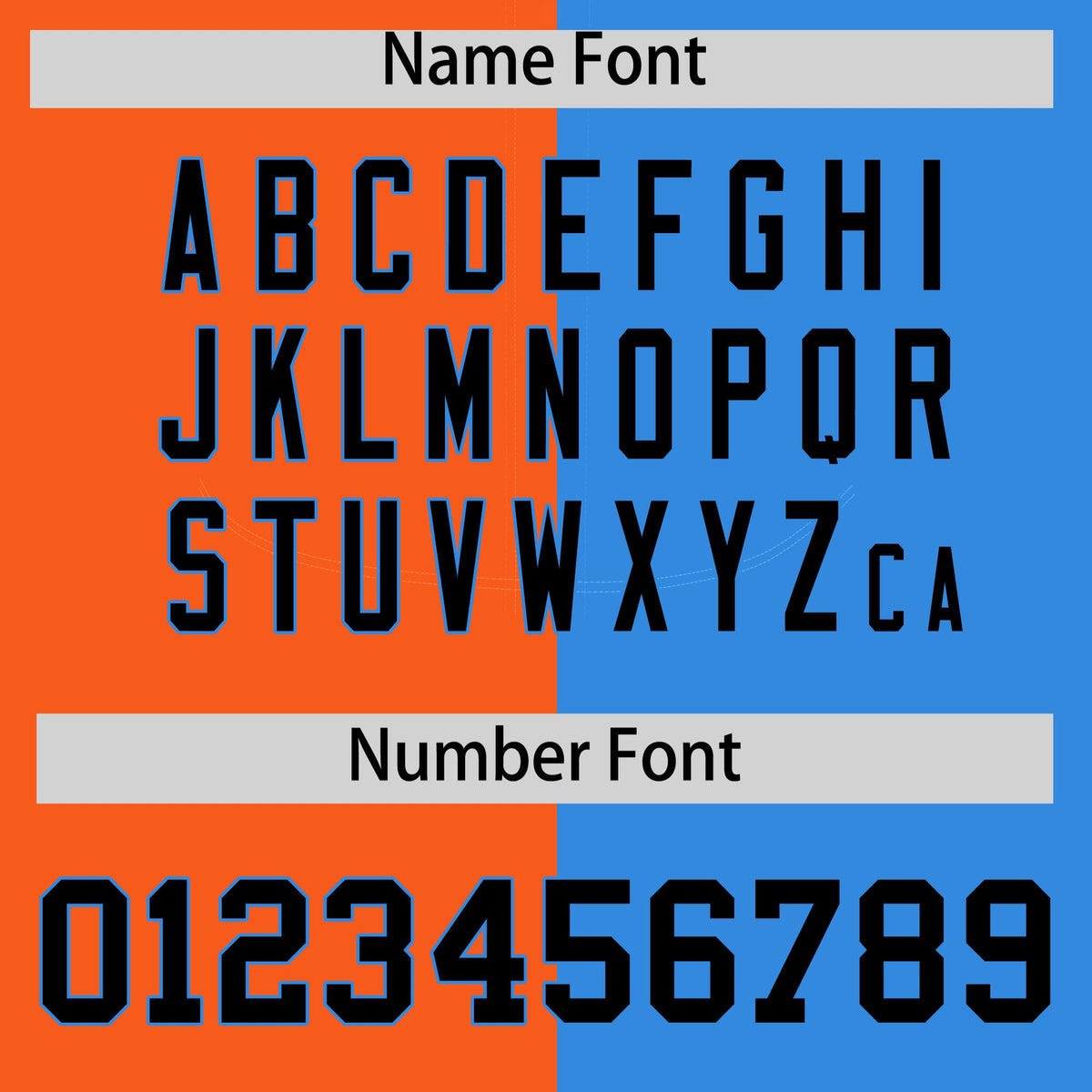 Custom Orange Powder Blue Split Fashion Coconut Tree Design Authentic Baseball Jersey| KXKSHOP