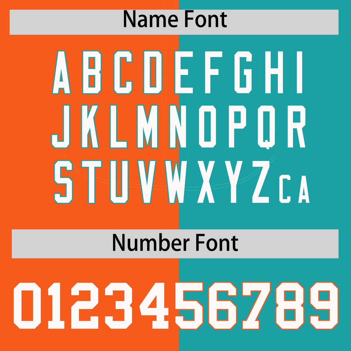 Custom Orange Aqua Split Fashion Coconut Tree Design Authentic Baseball Jersey| KXKSHOP