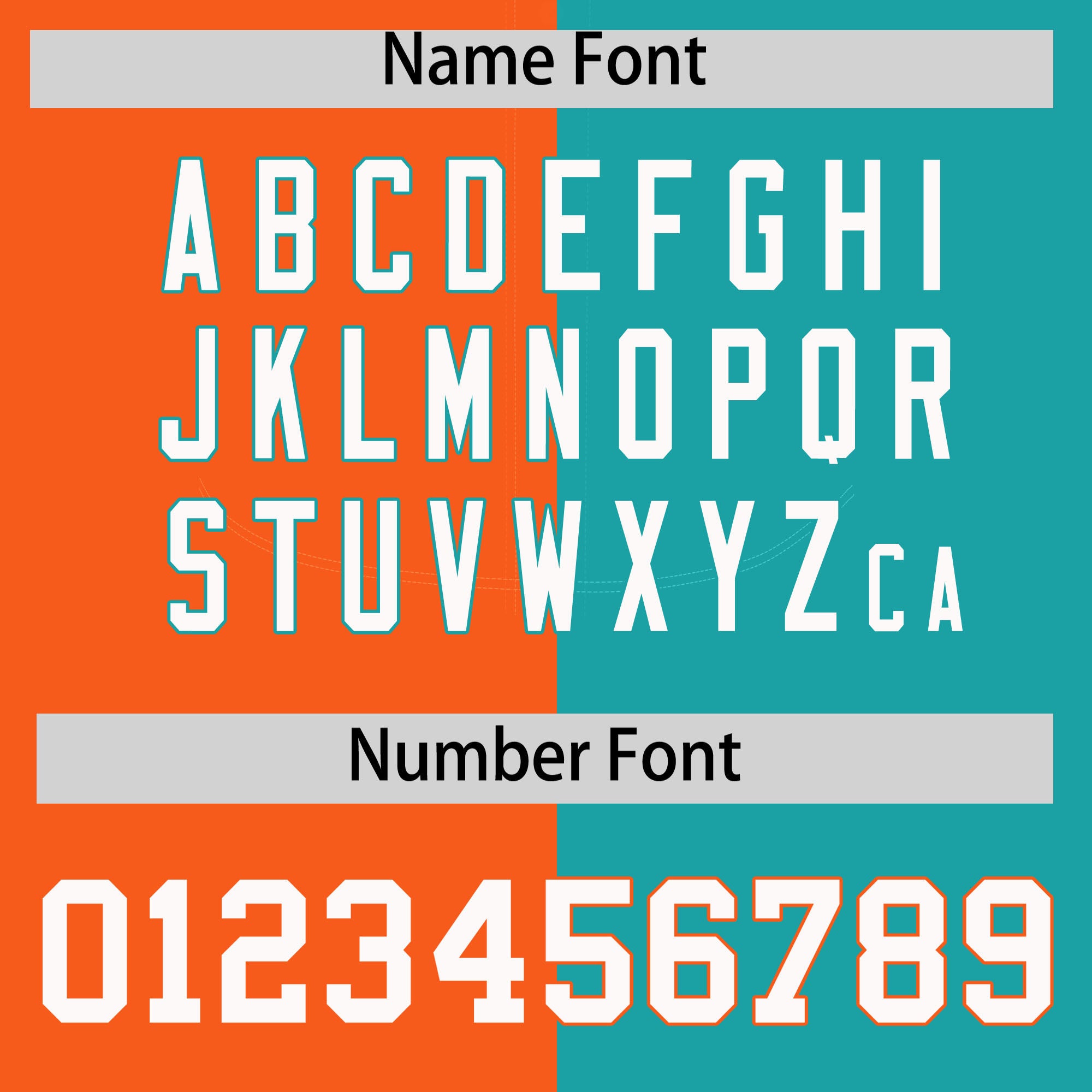 Custom Orange Aqua Split Fashion Coconut Tree Design Authentic Baseball Jersey| KXKSHOP