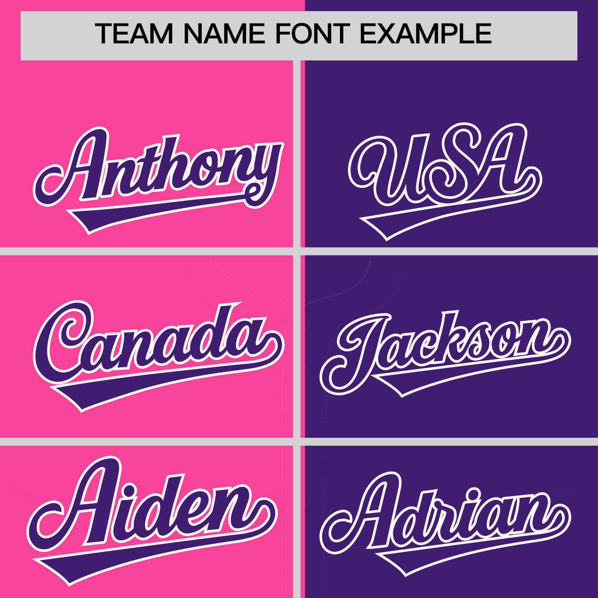 Custom Pink Purple Split Fashion Coconut Tree Design Authentic Baseball Jersey| KXKSHOP