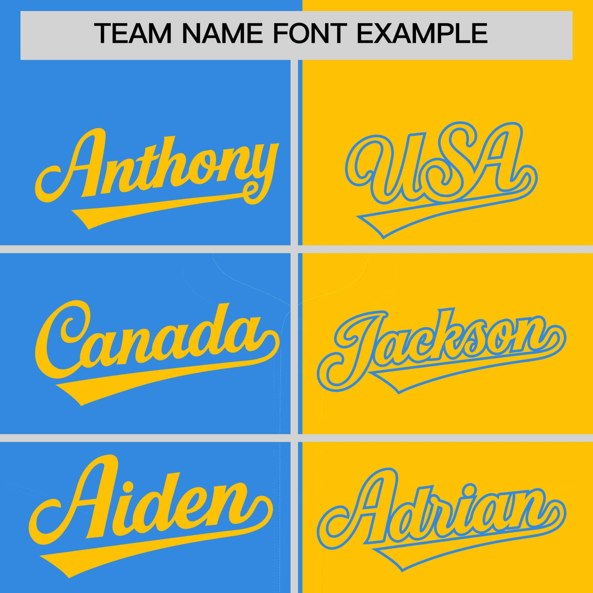 Custom Powder Blue Yellow Split Fashion Coconut Tree Design Authentic Baseball Jersey| KXKSHOP