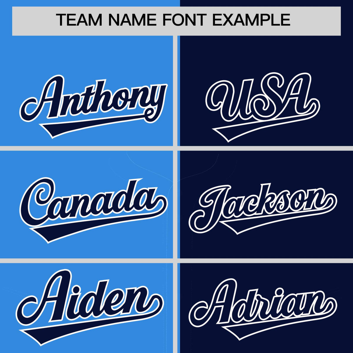 Custom Powder Blue Navy Split Fashion Coconut Tree Design Authentic Baseball Jersey| KXKSHOP