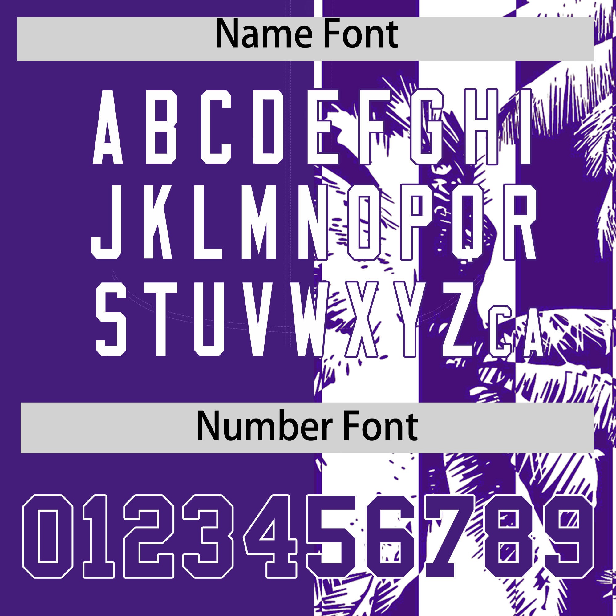 Custom Purple White Split Fashion Coconut Tree Design Authentic Baseball Jersey| KXKSHOP