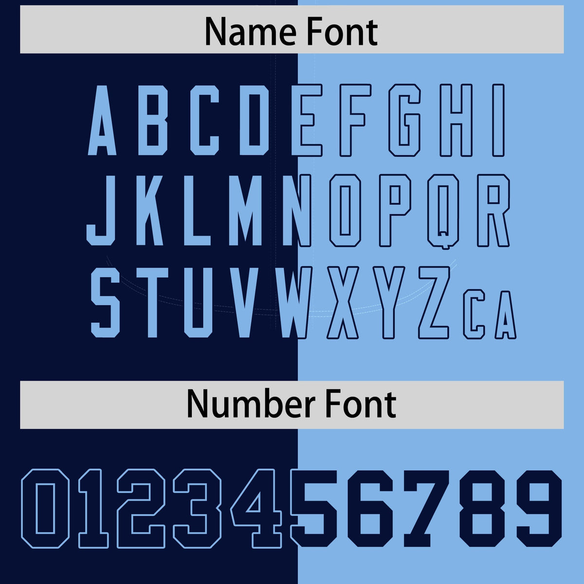 Custom Navy Powder Blue Split Fashion Coconut Tree Design Authentic Baseball Jersey| KXKSHOP