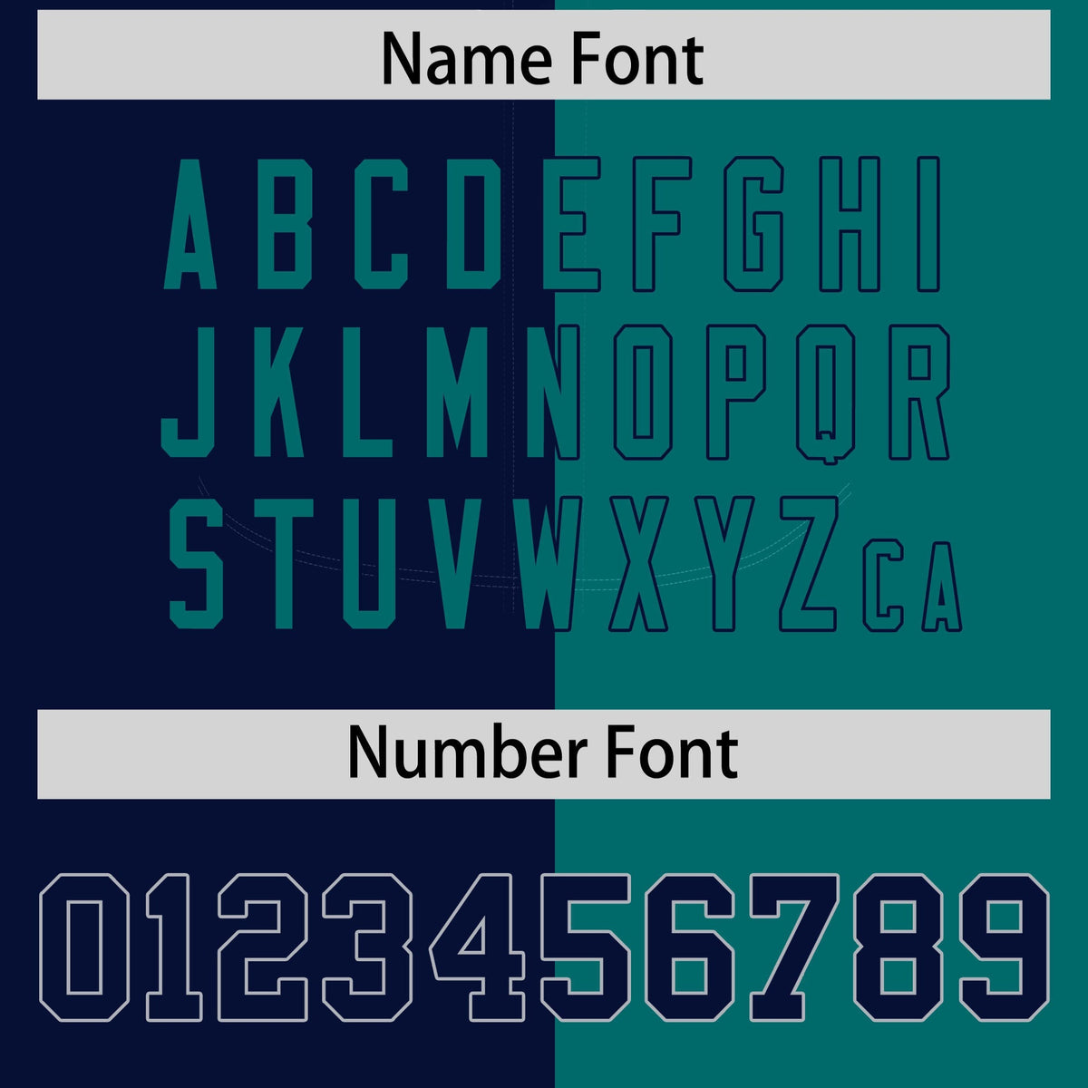 Custom Navy Aqua Split Fashion Coconut Tree Design Authentic Baseball Jersey| KXKSHOP