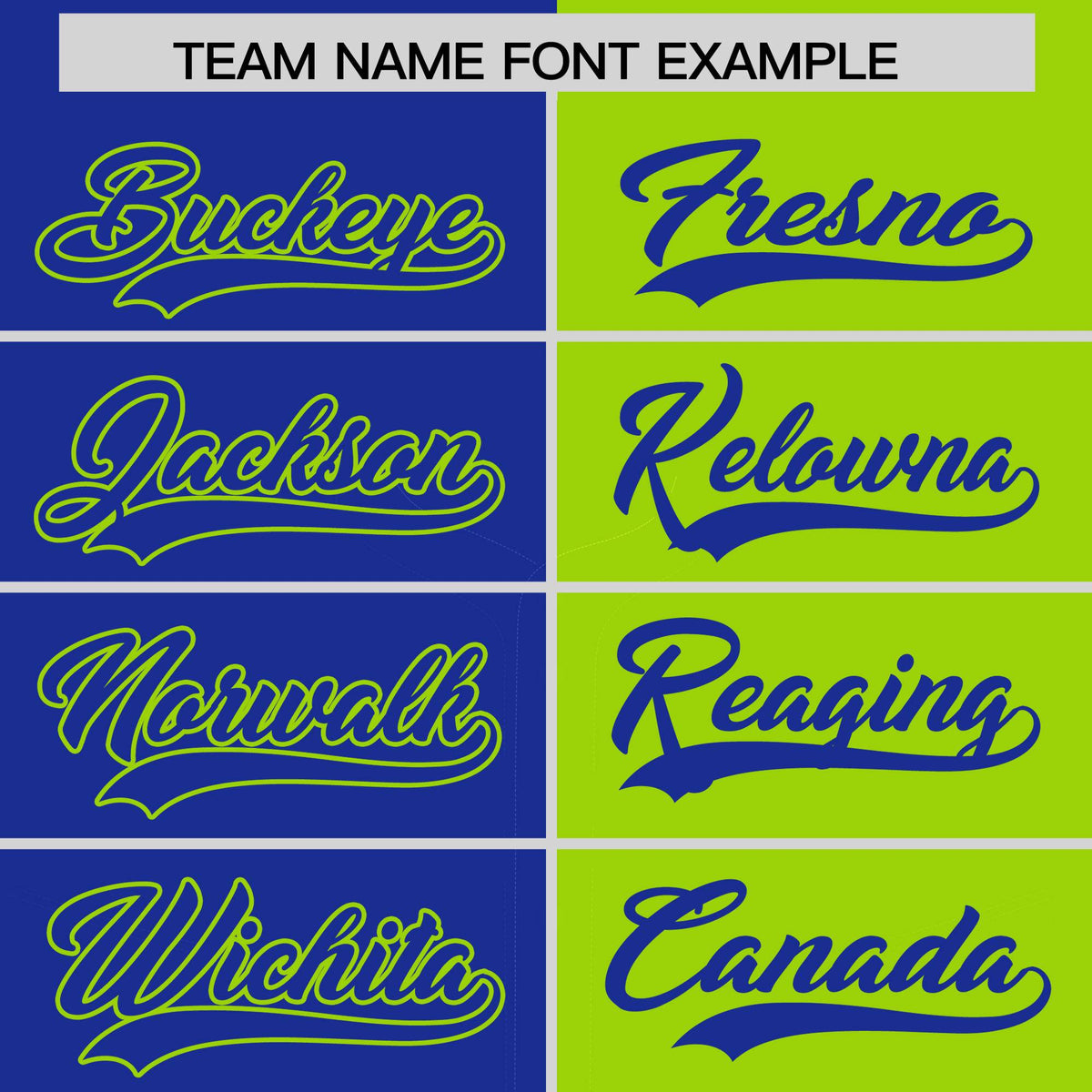 Custom Royal Neon Green Split Fashion Coconut Tree Design Authentic Baseball Jersey| KXKSHOP