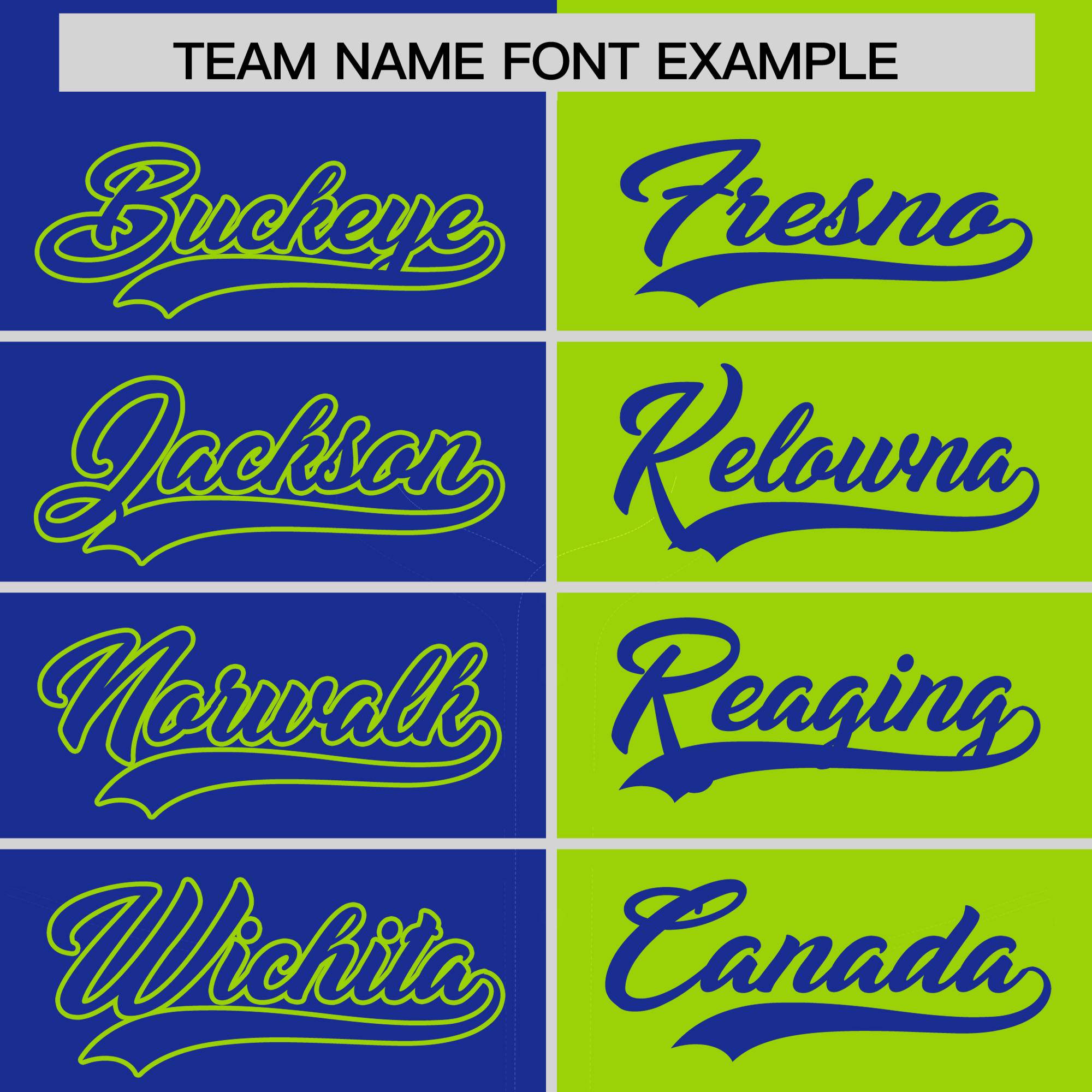 Custom Royal Neon Green Split Fashion Coconut Tree Design Authentic Baseball Jersey| KXKSHOP