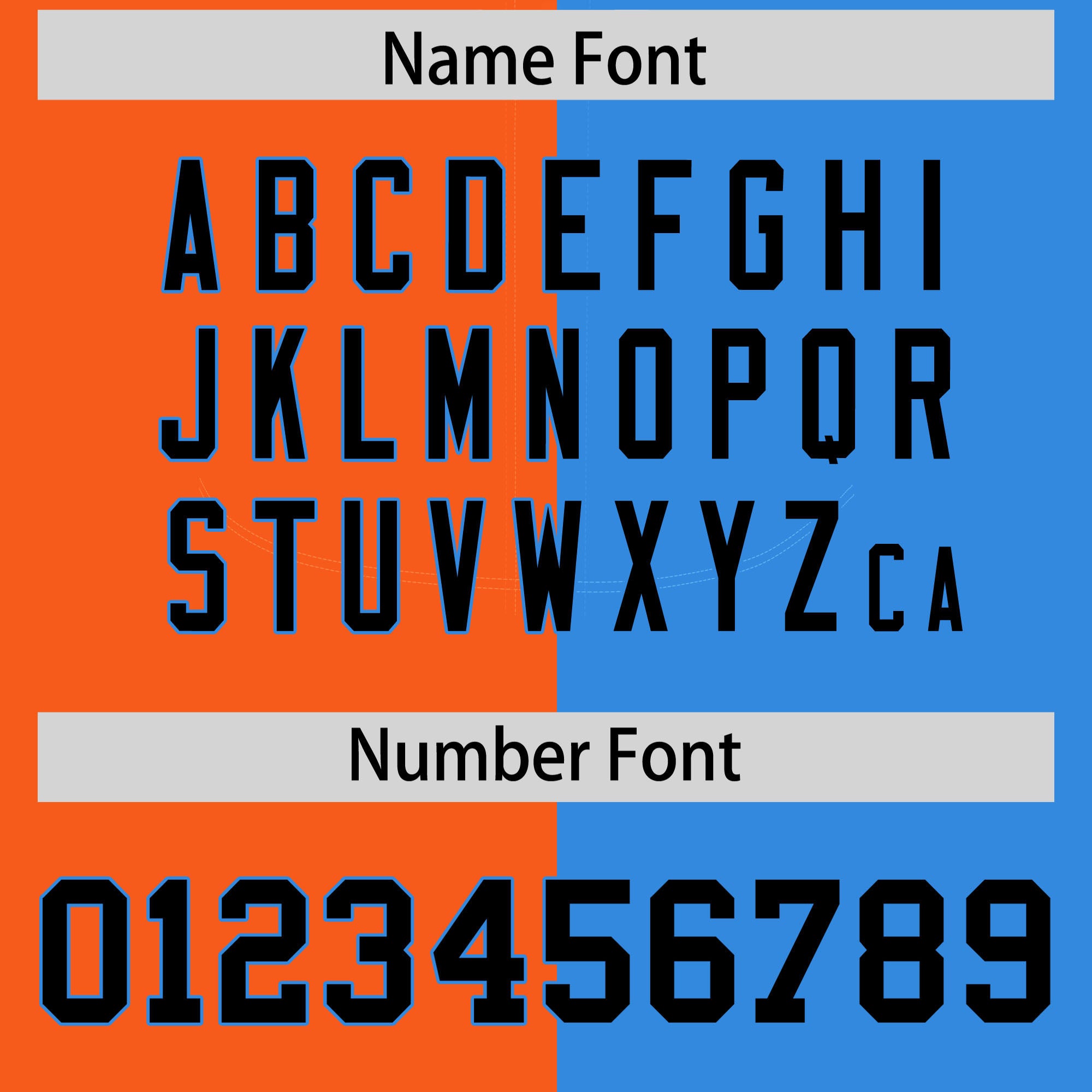 Custom Orange Powder Blue Split Fashion Coconut Tree Design Authentic Baseball Jersey| KXKSHOP