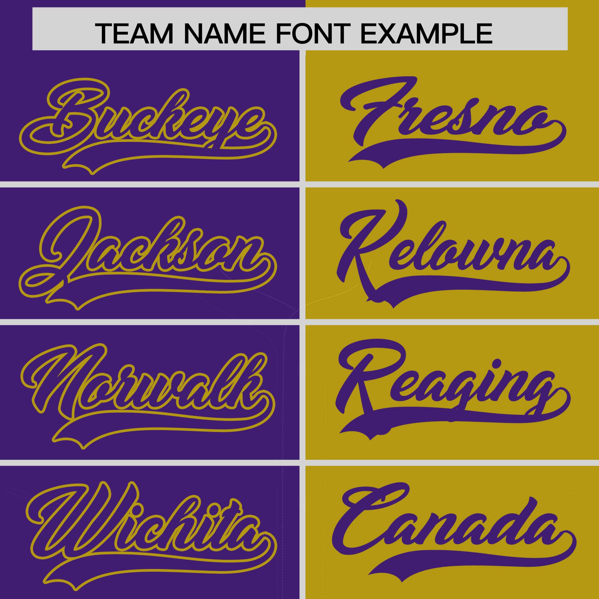 Custom Purple Old Gold Split Fashion Coconut Tree Design Authentic Baseball Jersey| KXKSHOP