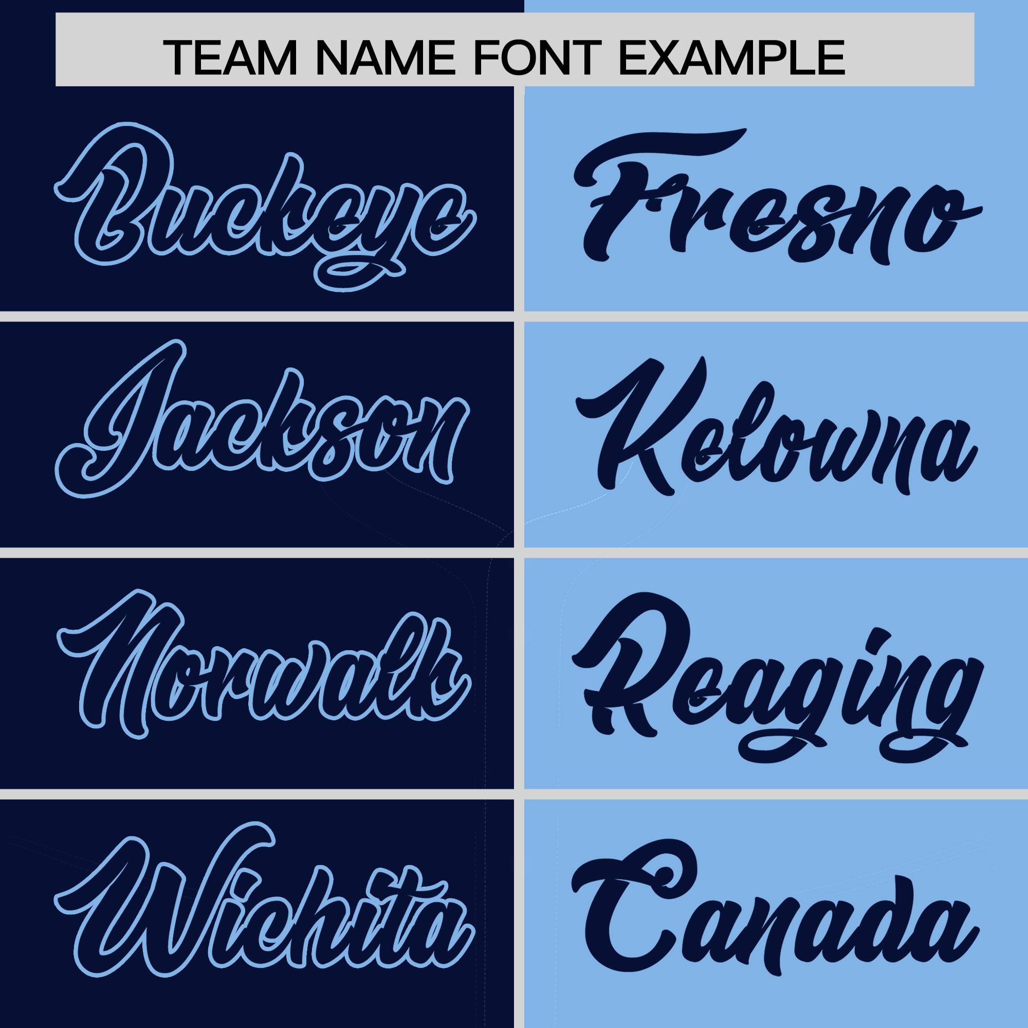 Custom Navy Powder Blue Split Fashion Coconut Tree Design Authentic Baseball Jersey| KXKSHOP