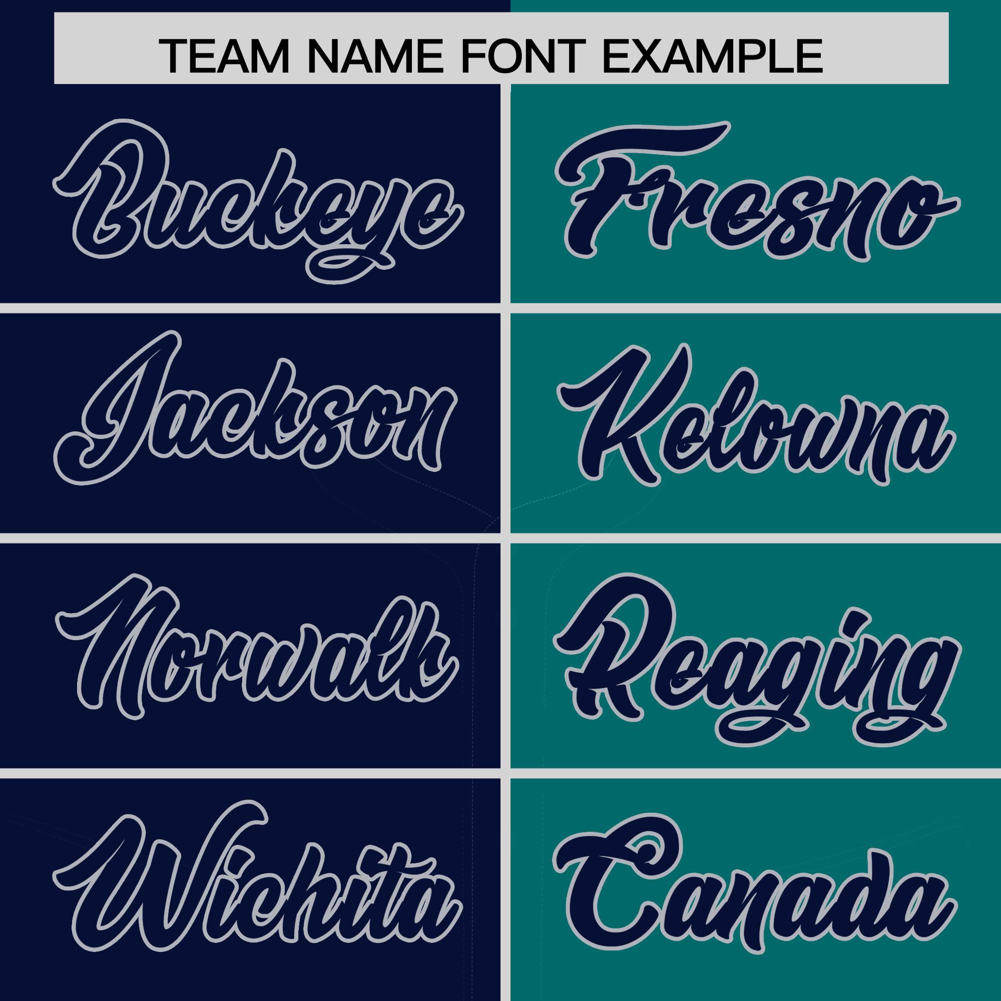 Custom Navy Aqua Split Fashion Coconut Tree Design Authentic Baseball Jersey| KXKSHOP