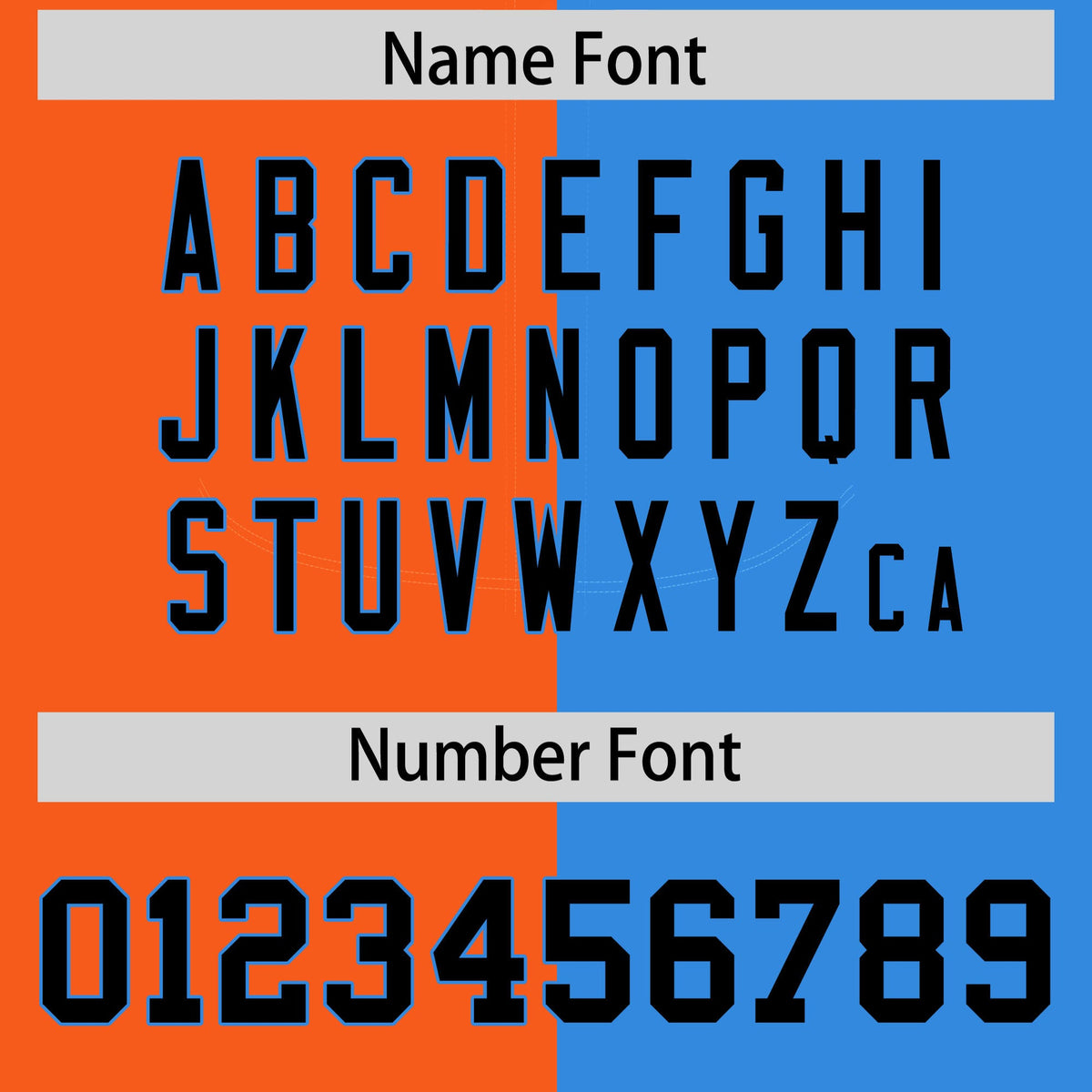 Custom Orange Powder Blue Split Fashion Coconut Tree Design Authentic Baseball Jersey| KXKSHOP