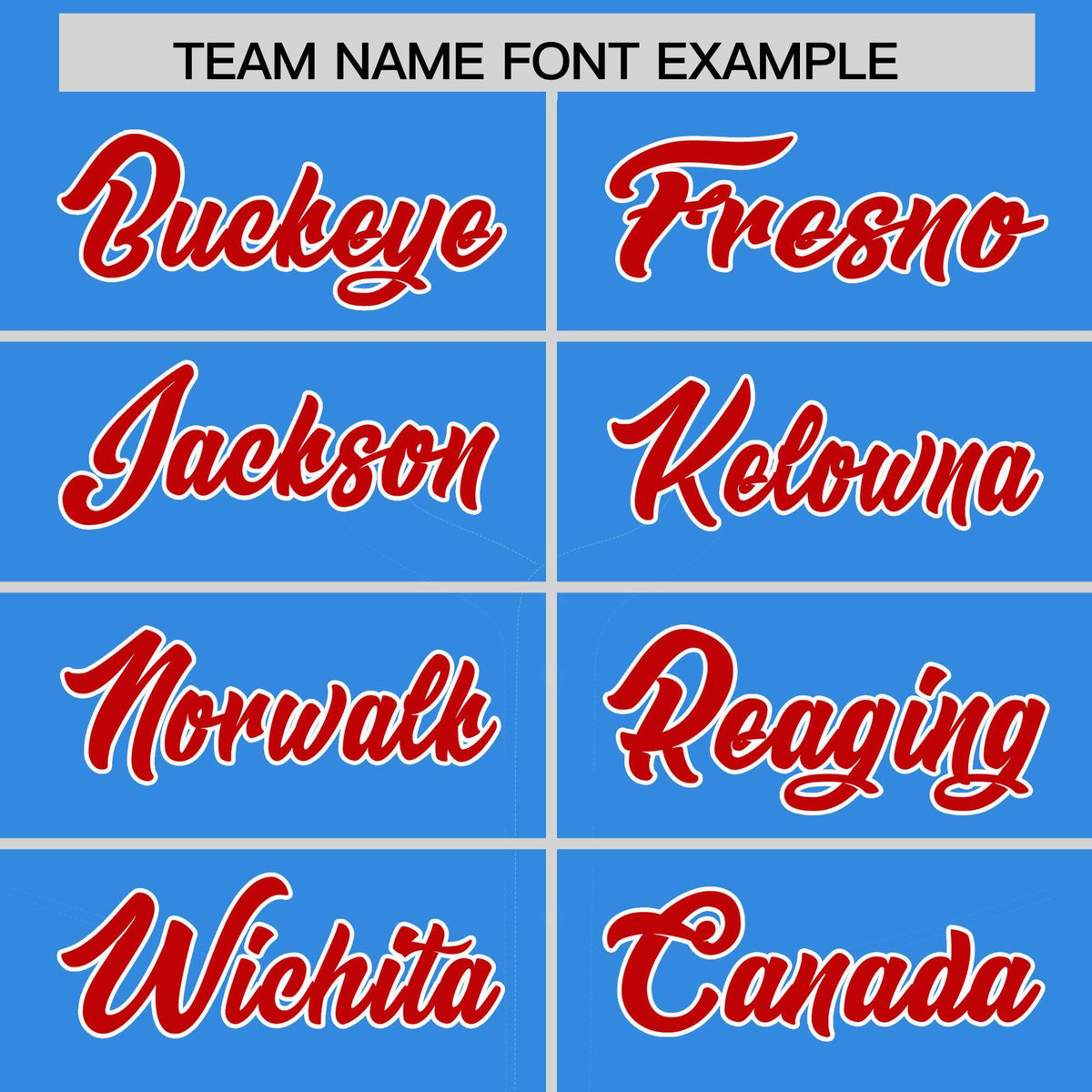 Custom Powder Blue Red Split Fashion Coconut Tree Design Authentic Baseball Jersey| KXKSHOP