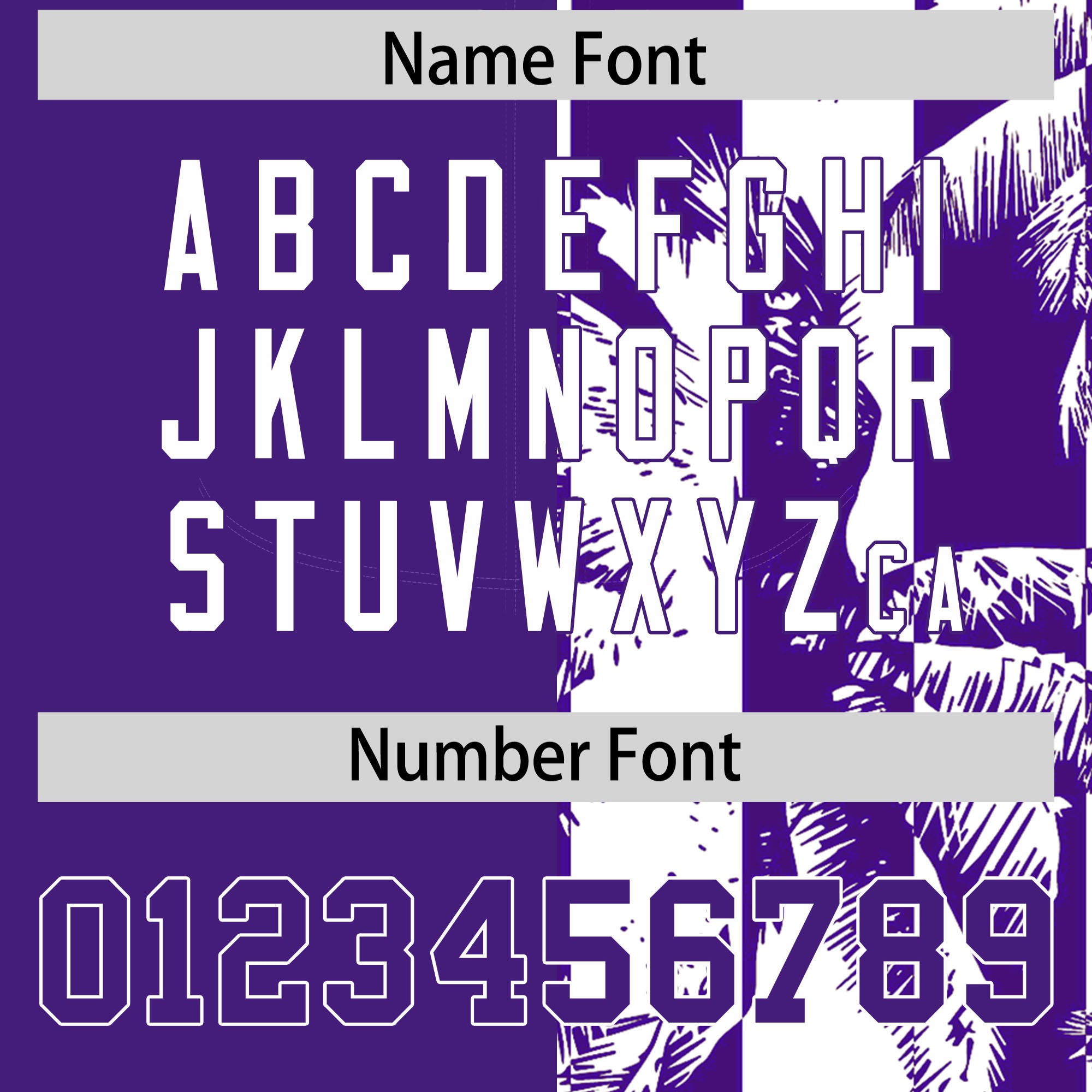 Custom Purple White Split Fashion Coconut Tree Design Authentic Baseball Jersey| KXKSHOP