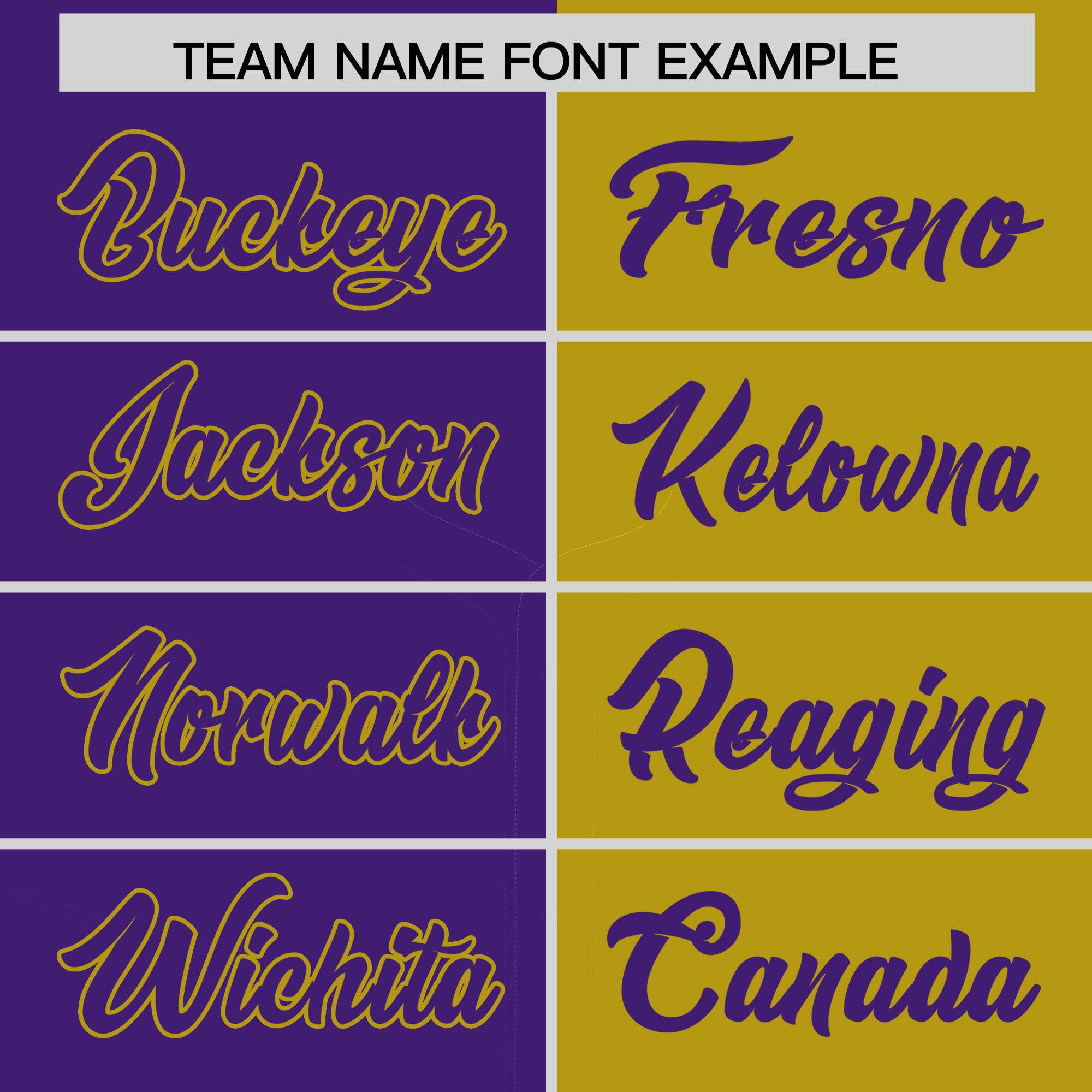 Custom Purple Old Gold Split Fashion Coconut Tree Design Authentic Baseball Jersey| KXKSHOP