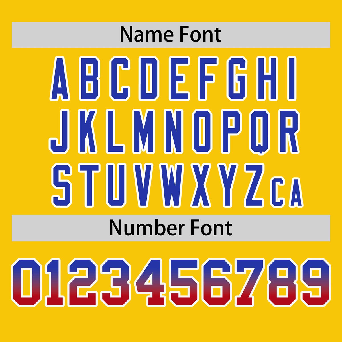 Custom Gold Royal-Red Personalized Gradient Font And Side Design Authentic Baseball Jersey