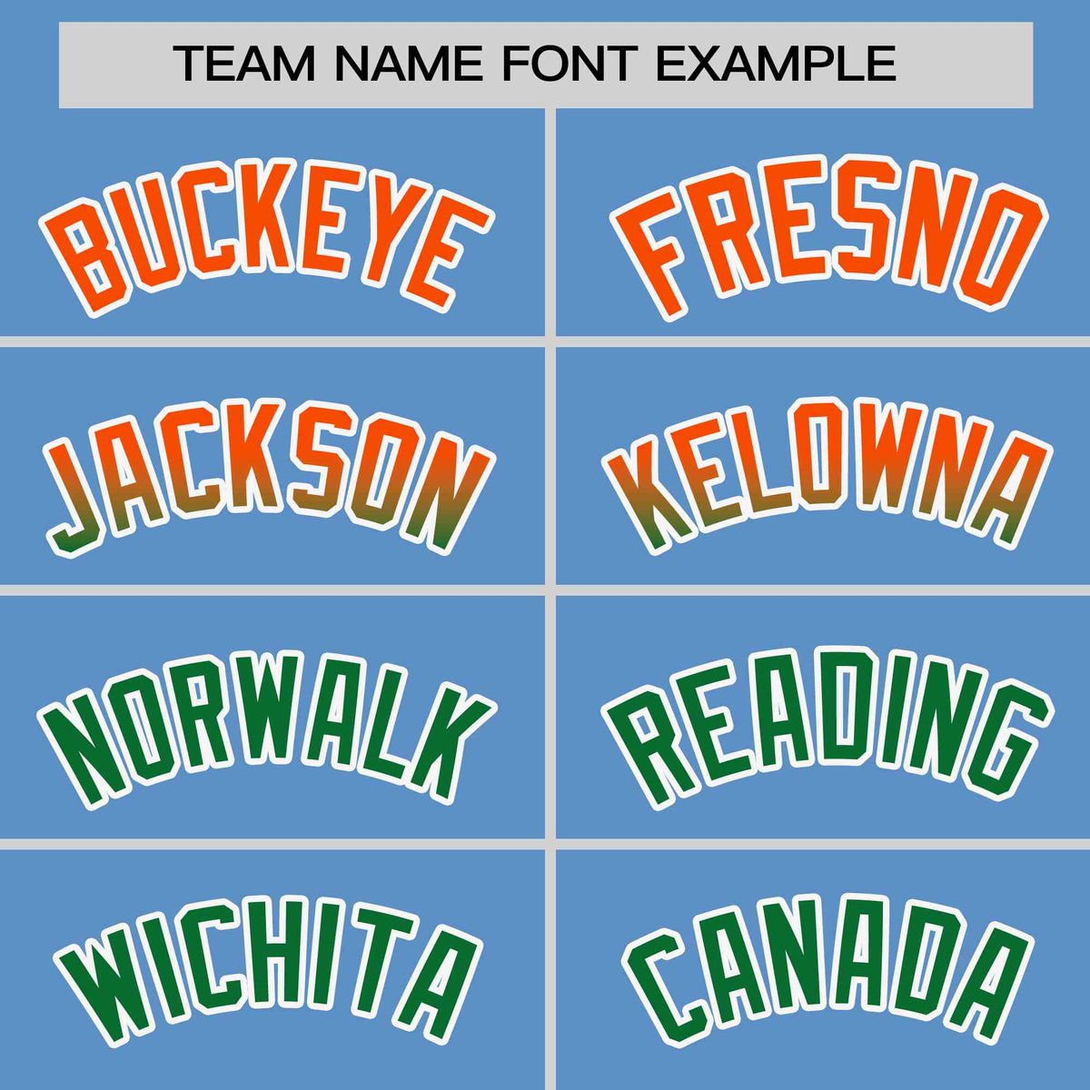 Custom Light Blue Orange-Kelly Green Personalized Gradient Font And Side Design Authentic Baseball Jersey