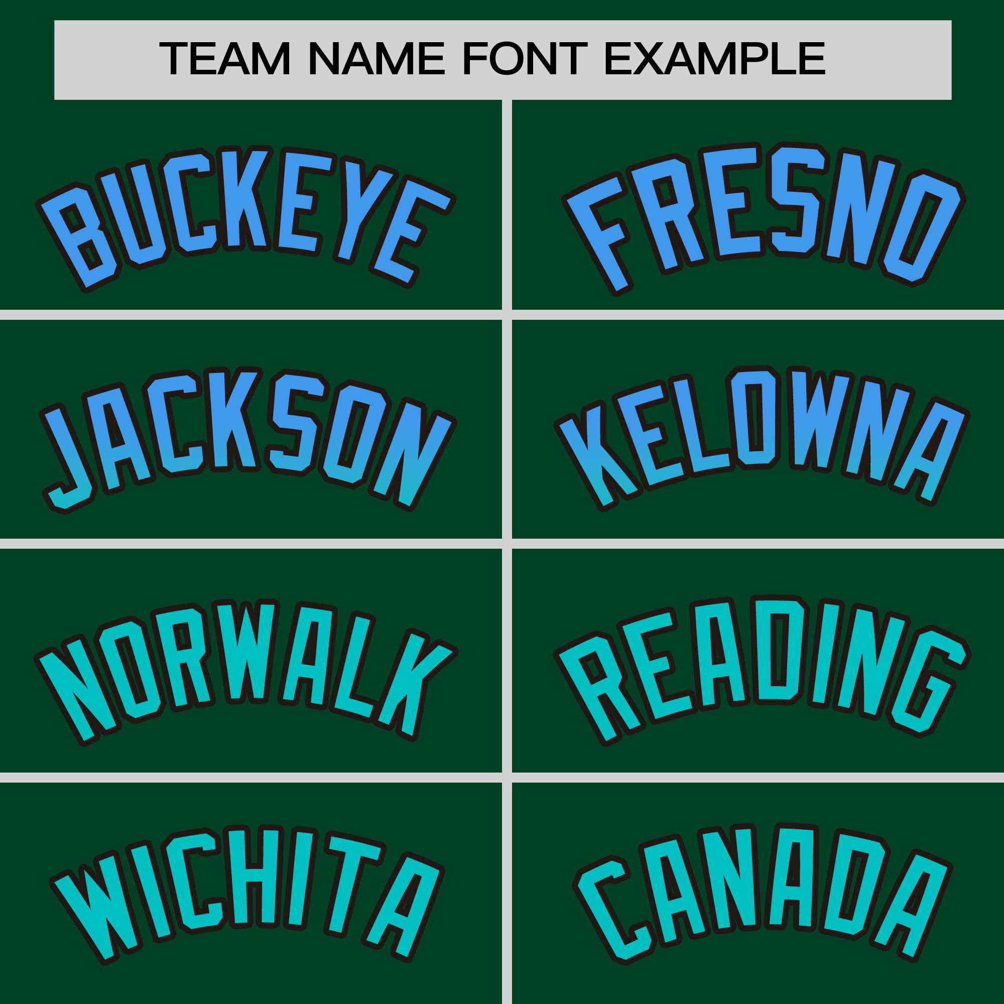 Custom Green Powder Blue-Aqua Personalized Gradient Font And Side Design Authentic Baseball Jersey