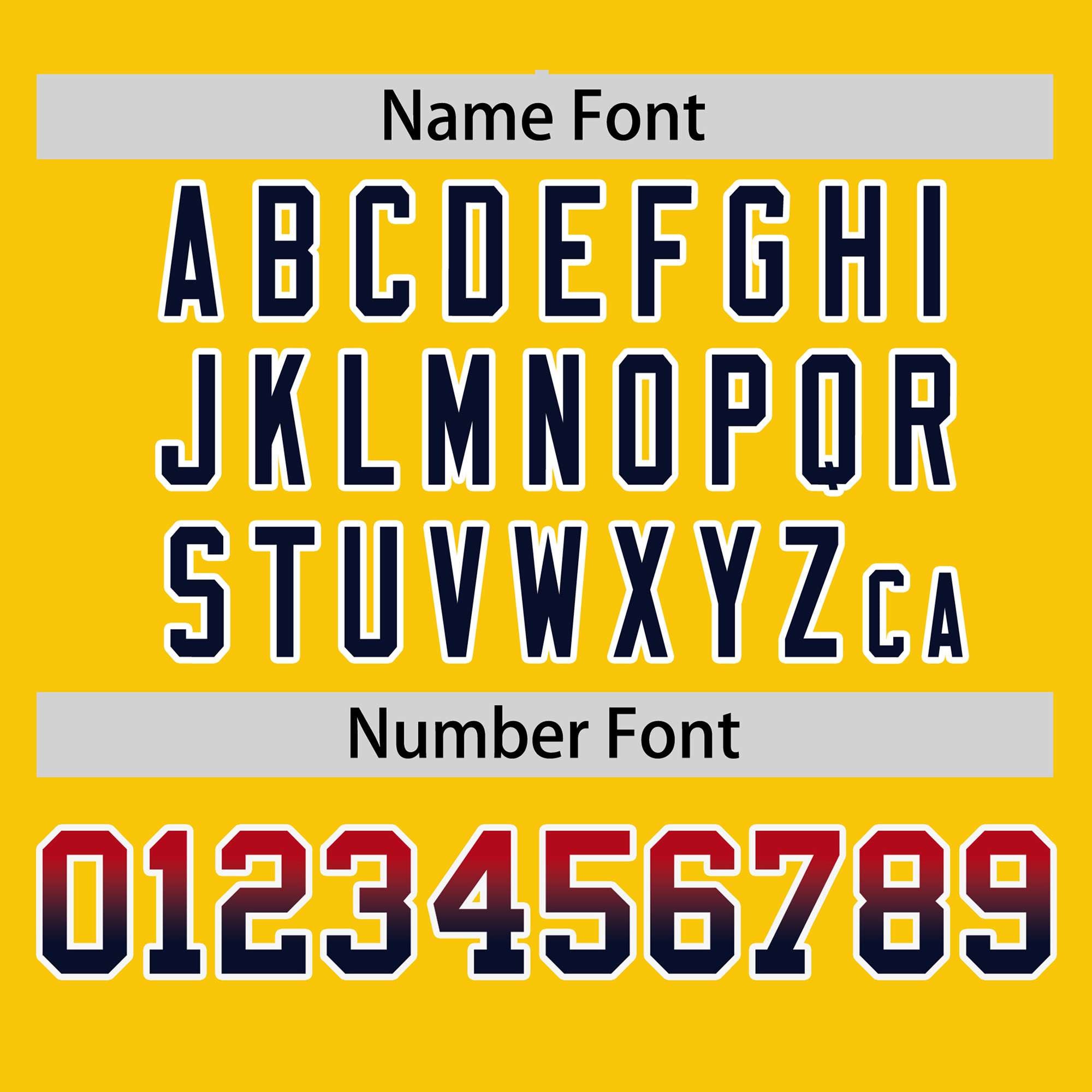 Custom Gold Red-Black Personalized Gradient Font And Side Design Authentic Baseball Jersey