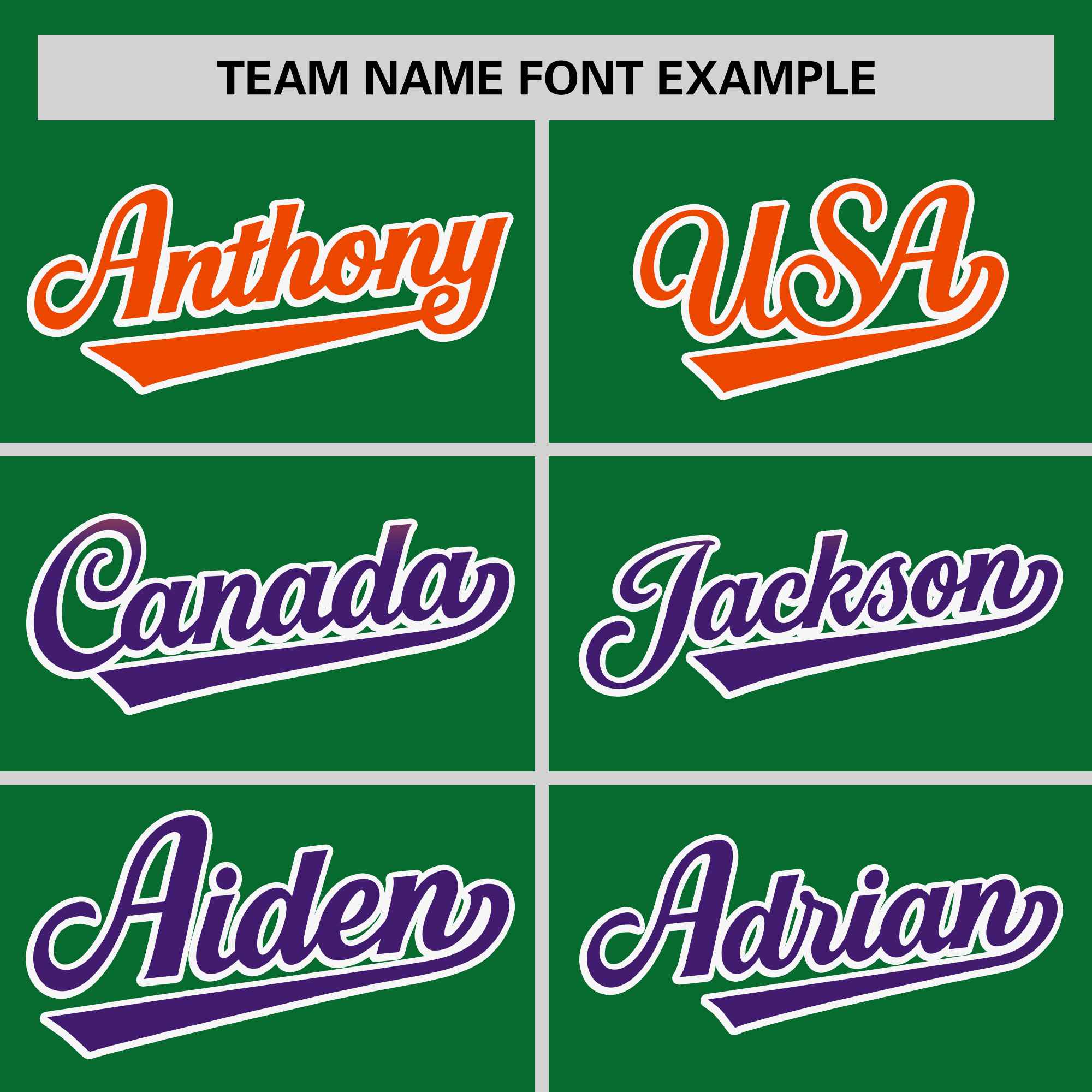 Custom Kelly Green Orange-Purple Personalized Gradient Font And Side Design Authentic Baseball Jersey