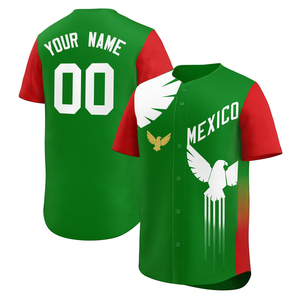 Custom Red Kelly Green Star Graffiti Wrinkle-Resistant Baseball Jersey| KXKSHOP