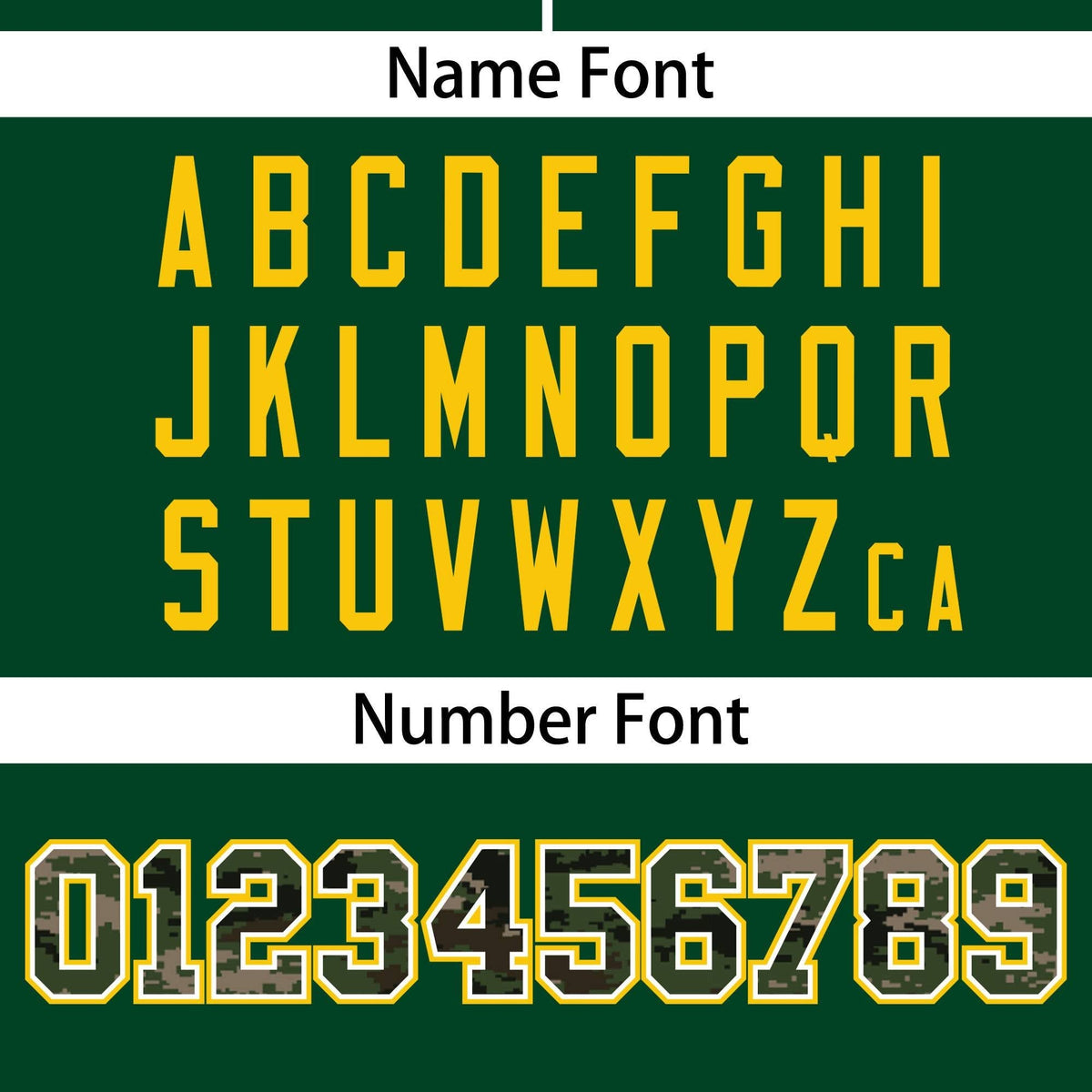 Custom Green Personalized Camo Font Authentic Baseball Jersey