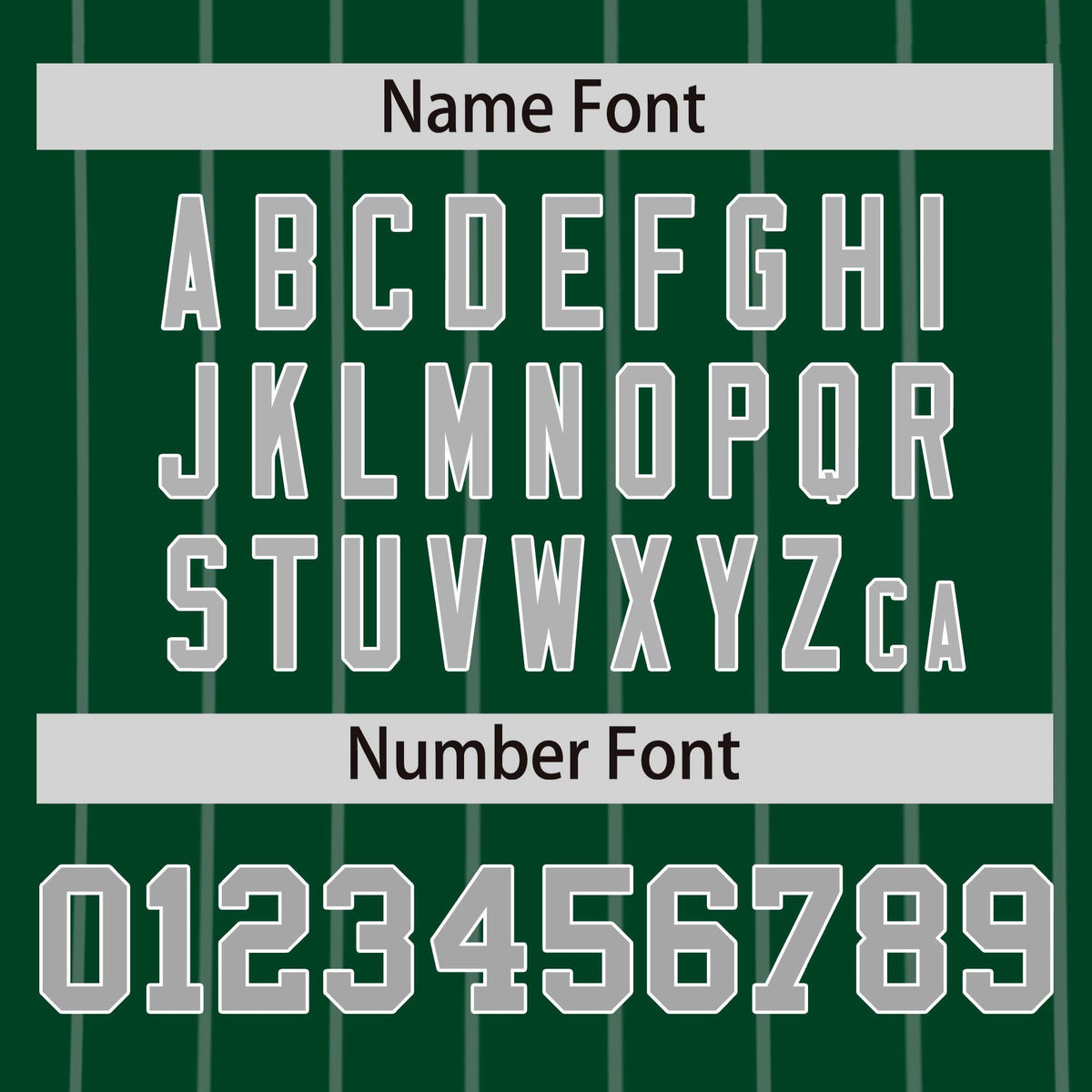 Custom Green Gray Pinstripe Personalized Side Two-tone Authentic Baseball Jersey