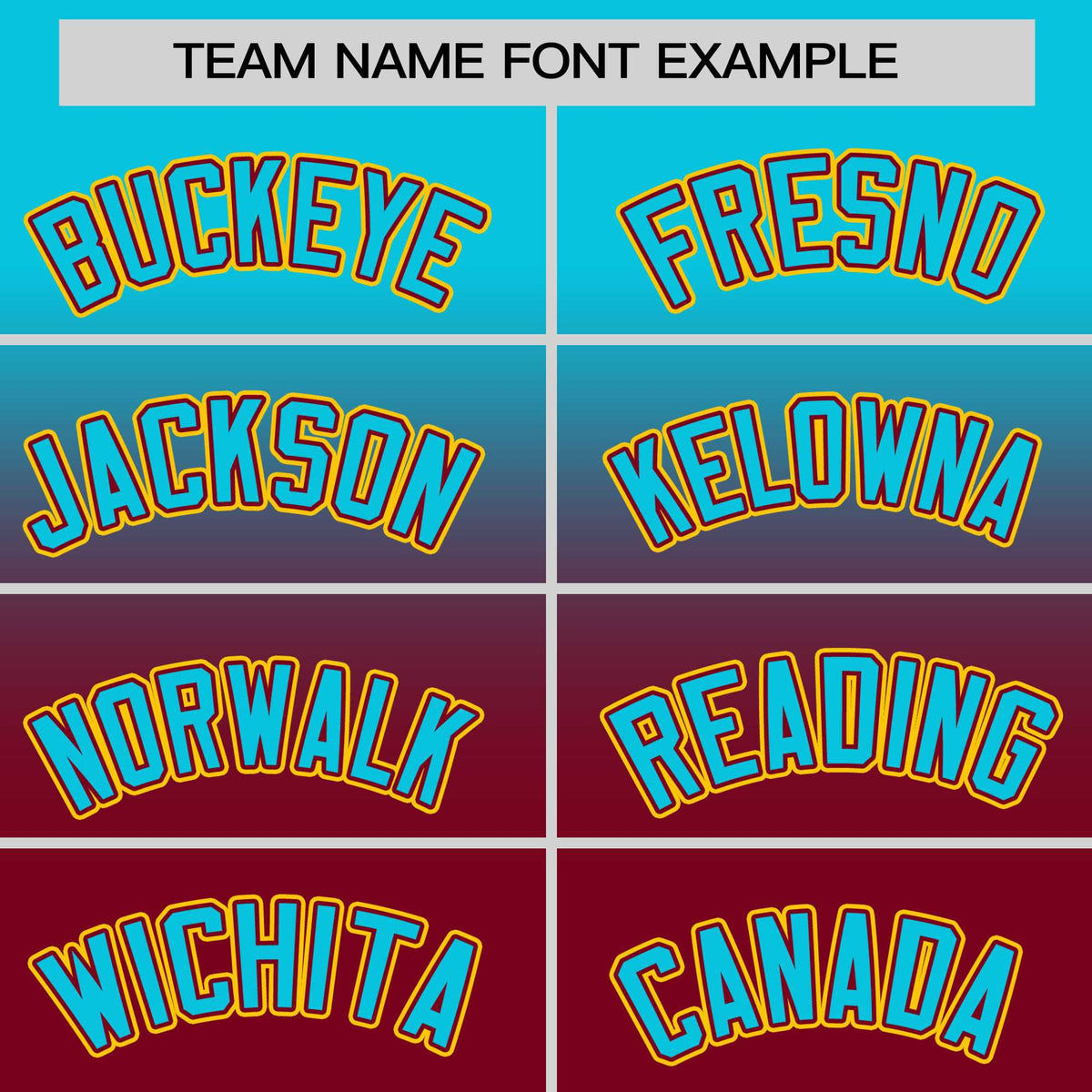 Custom Crimson Sky Blue Gradient Fashion Design Authentic Baseball Jersey | KXKSHOP