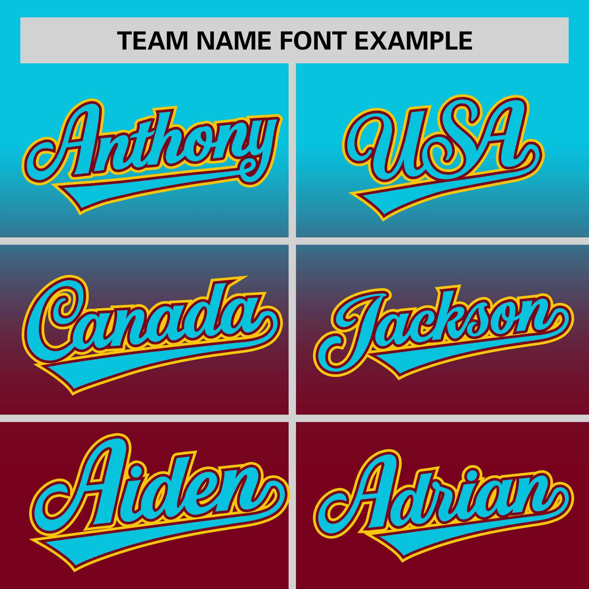 Custom Crimson Sky Blue Gradient Fashion Design Authentic Baseball Jersey | KXKSHOP