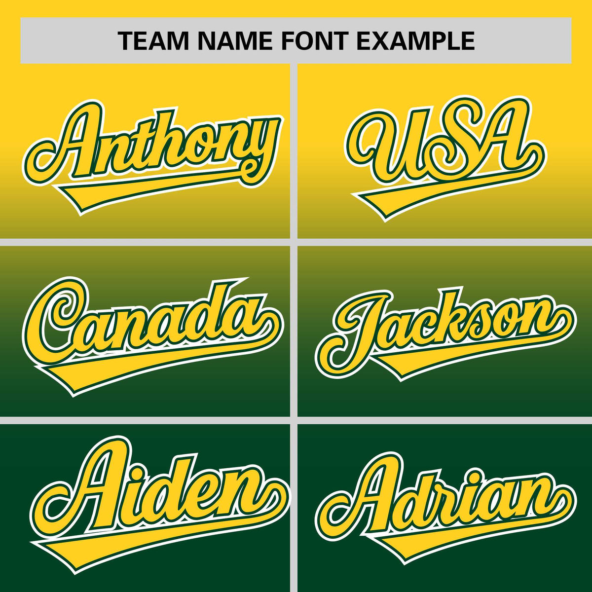 Custom Green Gold Gradient Fashion Design Authentic Baseball Jersey | KXKSHOP