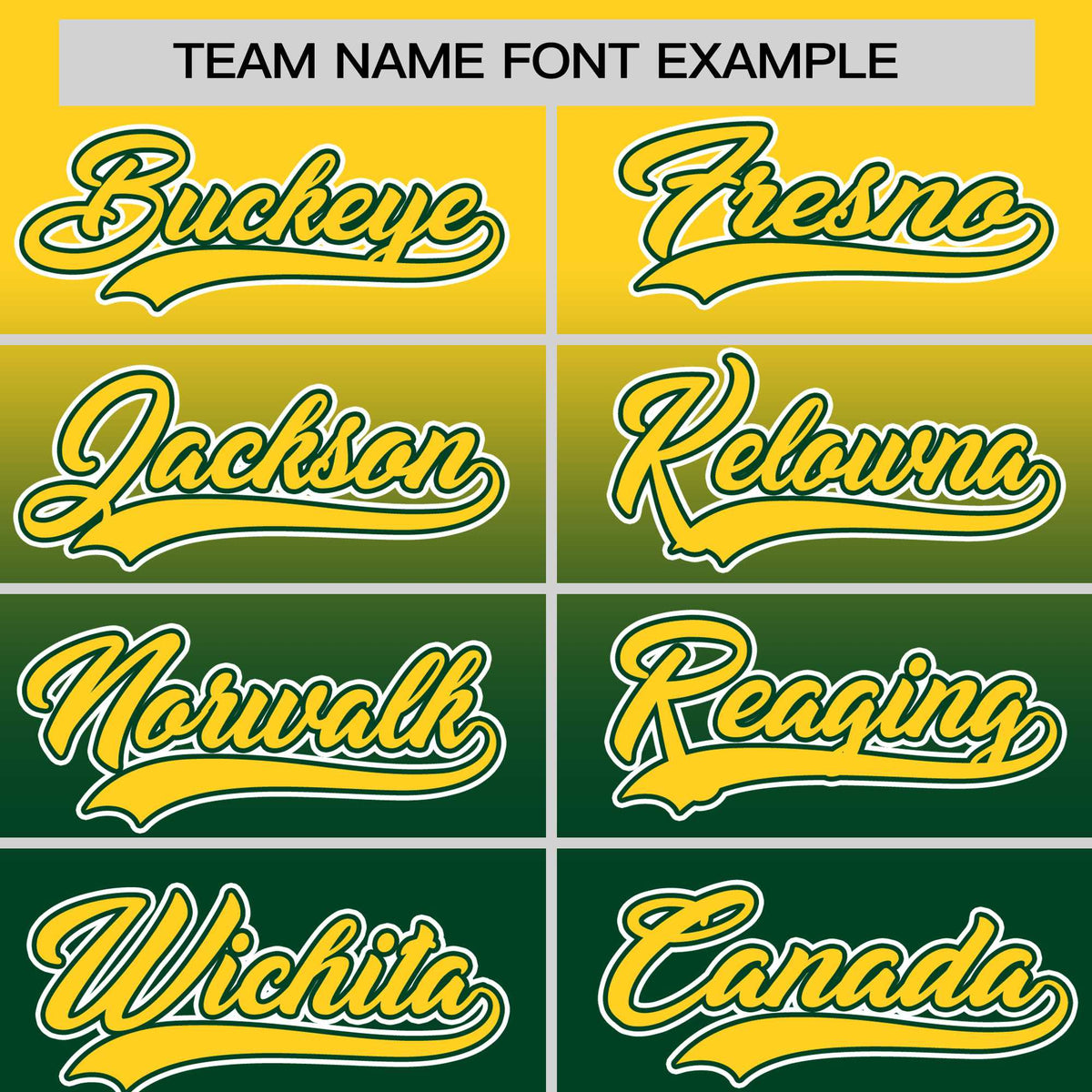 Custom Green Gold Gradient Fashion Design Authentic Baseball Jersey | KXKSHOP