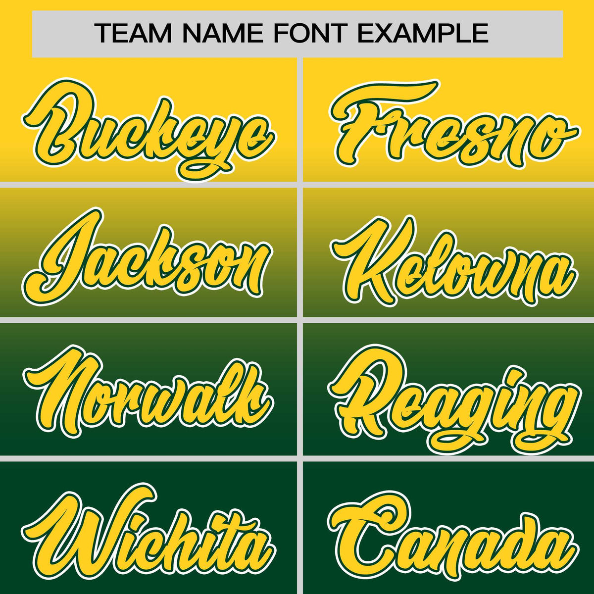 Custom Green Gold Gradient Fashion Design Authentic Baseball Jersey | KXKSHOP