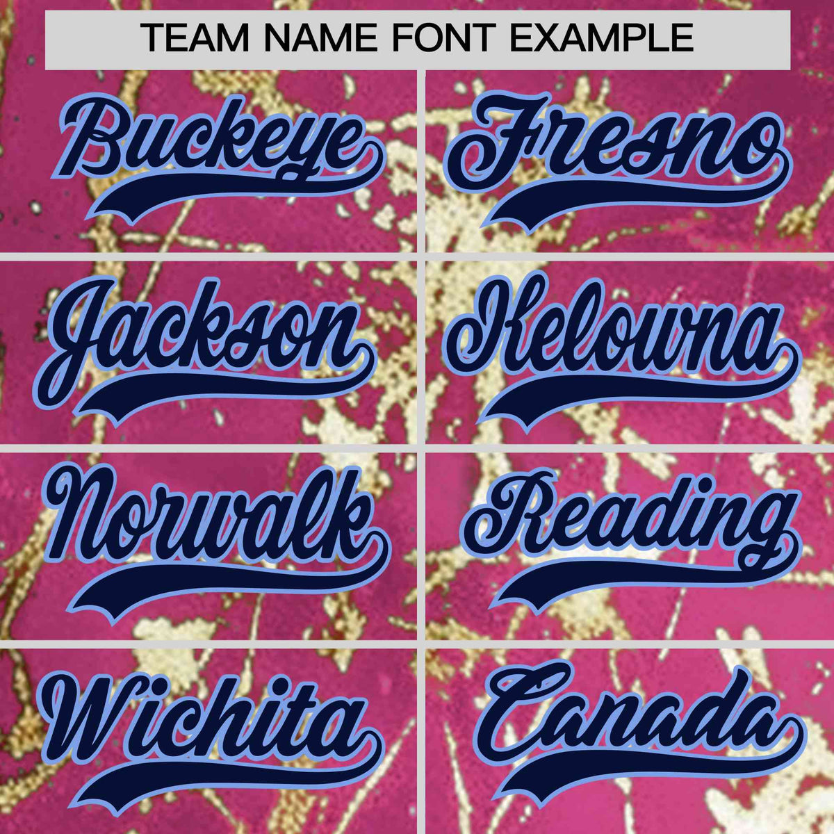 Custom Pink Navy Metallic Gold Splatter Breathable&Wrinkle-Resistant Baseball Jersey
