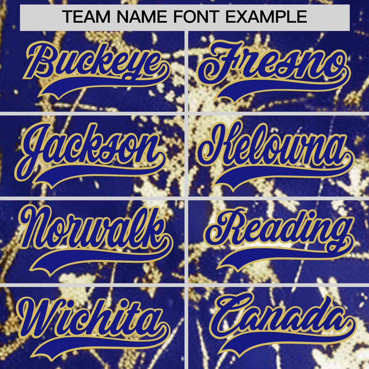 Custom Royal Old Gold Shiny Gold Cracked Texture Baseball Jersey