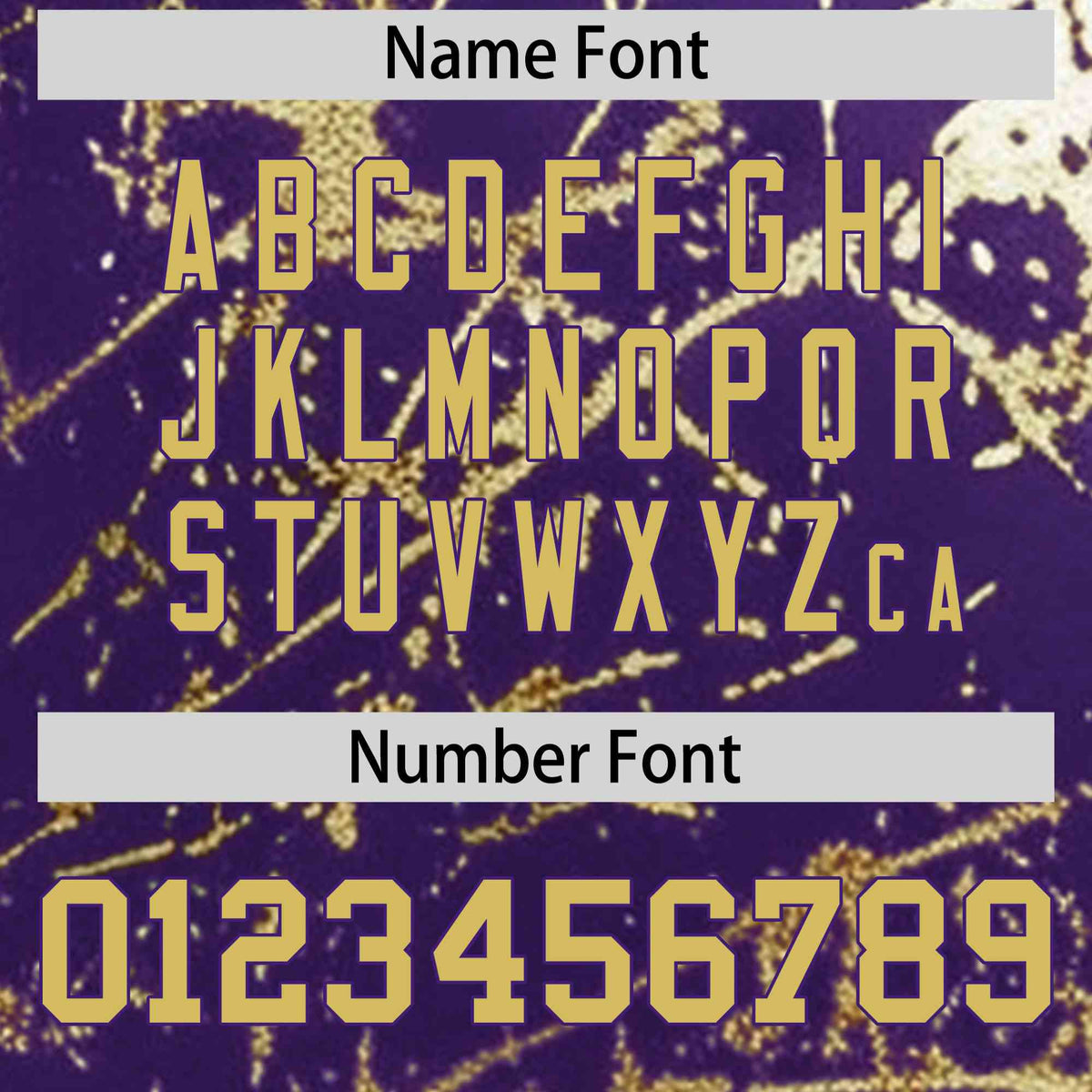 Custom Purple Old Gold Black&Shiny Gold Cracked Foil Hip Hop Button Down Baseball Jersey