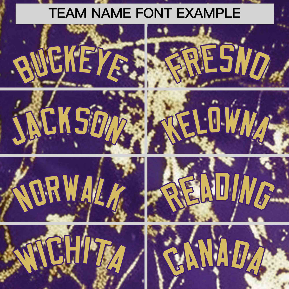Custom Purple Old Gold Black&Shiny Gold Cracked Foil Hip Hop Button Down Baseball Jersey