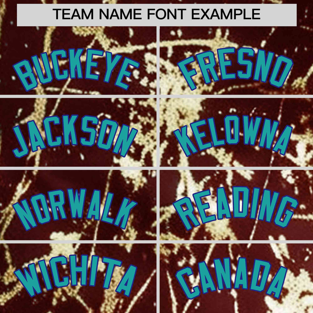 Custom Crimson Aqua Black&Gold Marble Print Clubwear Party Streetwear Baseball Jersey