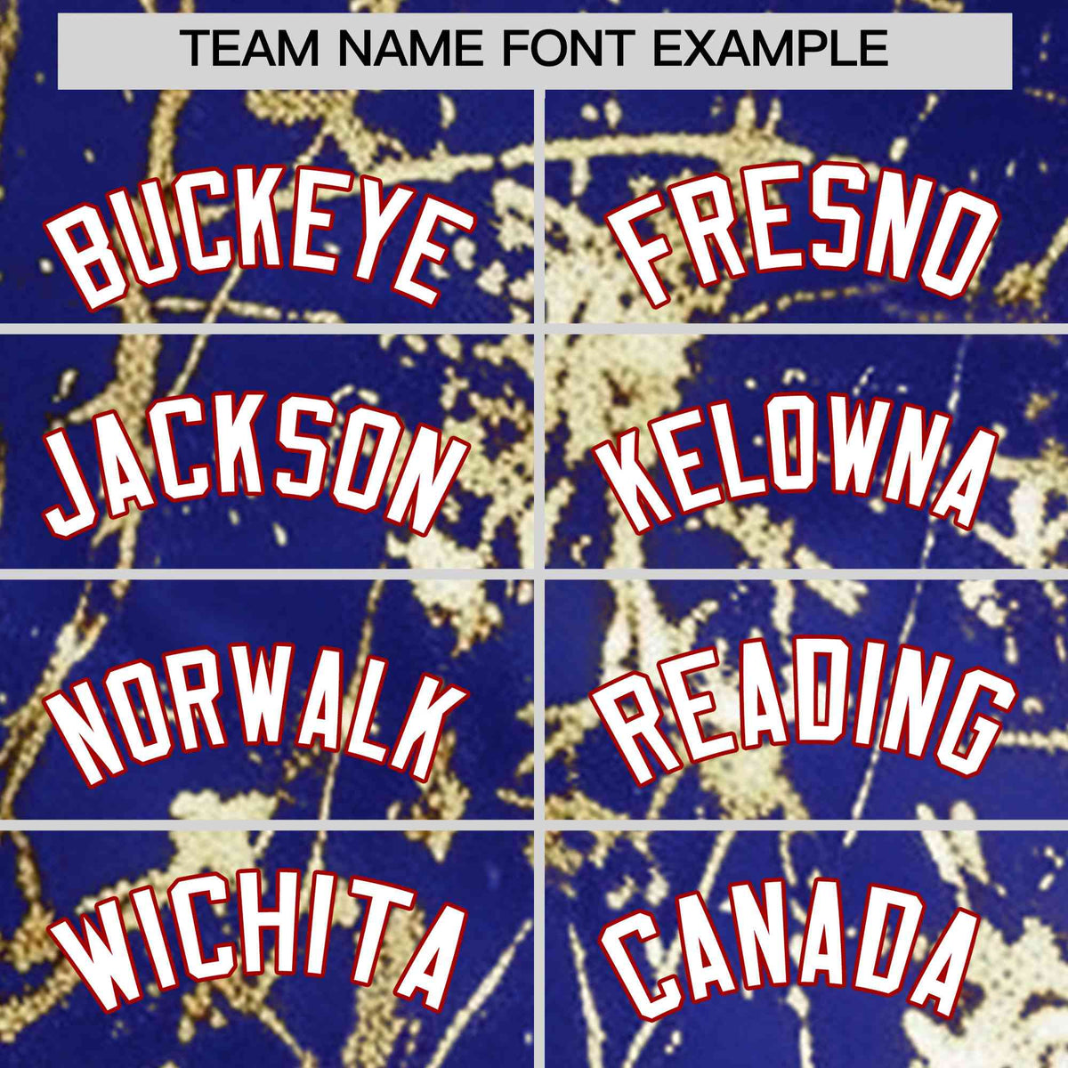 Custom Royal White Black&Gold Marble Print Clubwear Party Streetwear Baseball Jersey