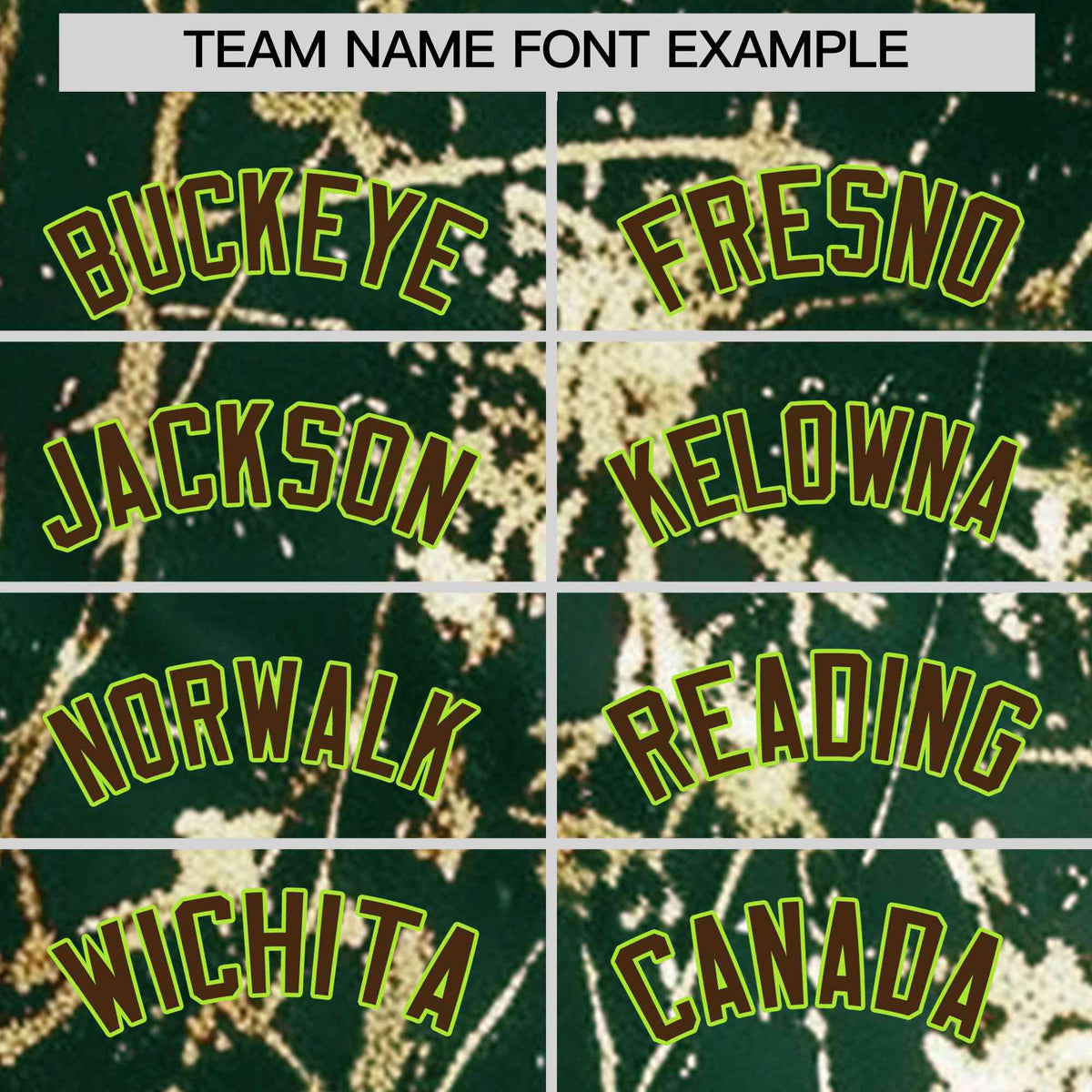 Custom Green Brown Metallic Gold Splatter Breathable&Wrinkle-Resistant Baseball Jersey
