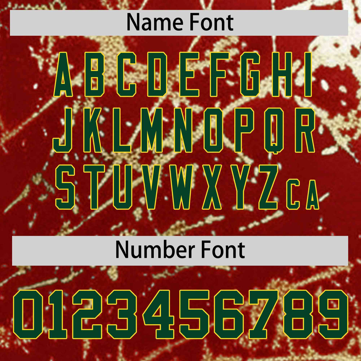 Custom Red Dark Green Metallic Gold Splatter Urban Streetwear Baseball Jersey| KXKSHOP