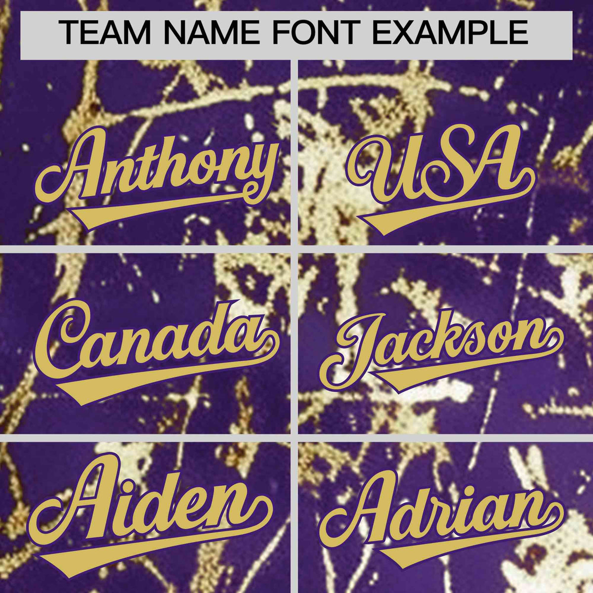 Custom Purple Old Gold Black&Shiny Gold Cracked Foil Hip Hop Button Down Baseball Jersey| KXKSHOP