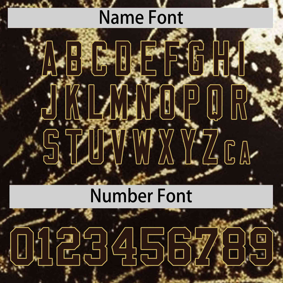 Custom Brown Old Gold Shiny Gold Cracked Texture Baseball Jersey| KXKSHOP