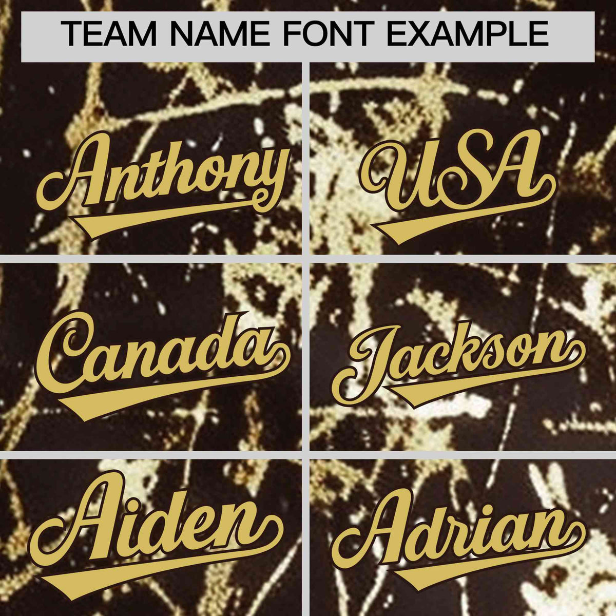 Custom Brown Old Gold Black&Shiny Gold Cracked Foil Hip Hop Button Down Baseball Jersey| KXKSHOP