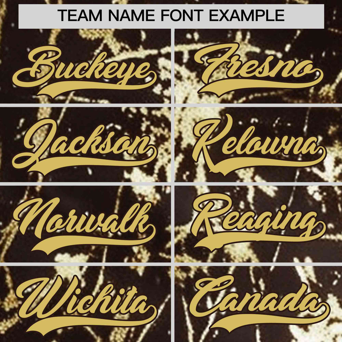 Custom Brown Old Gold Black&Shiny Gold Cracked Foil Hip Hop Button Down Baseball Jersey