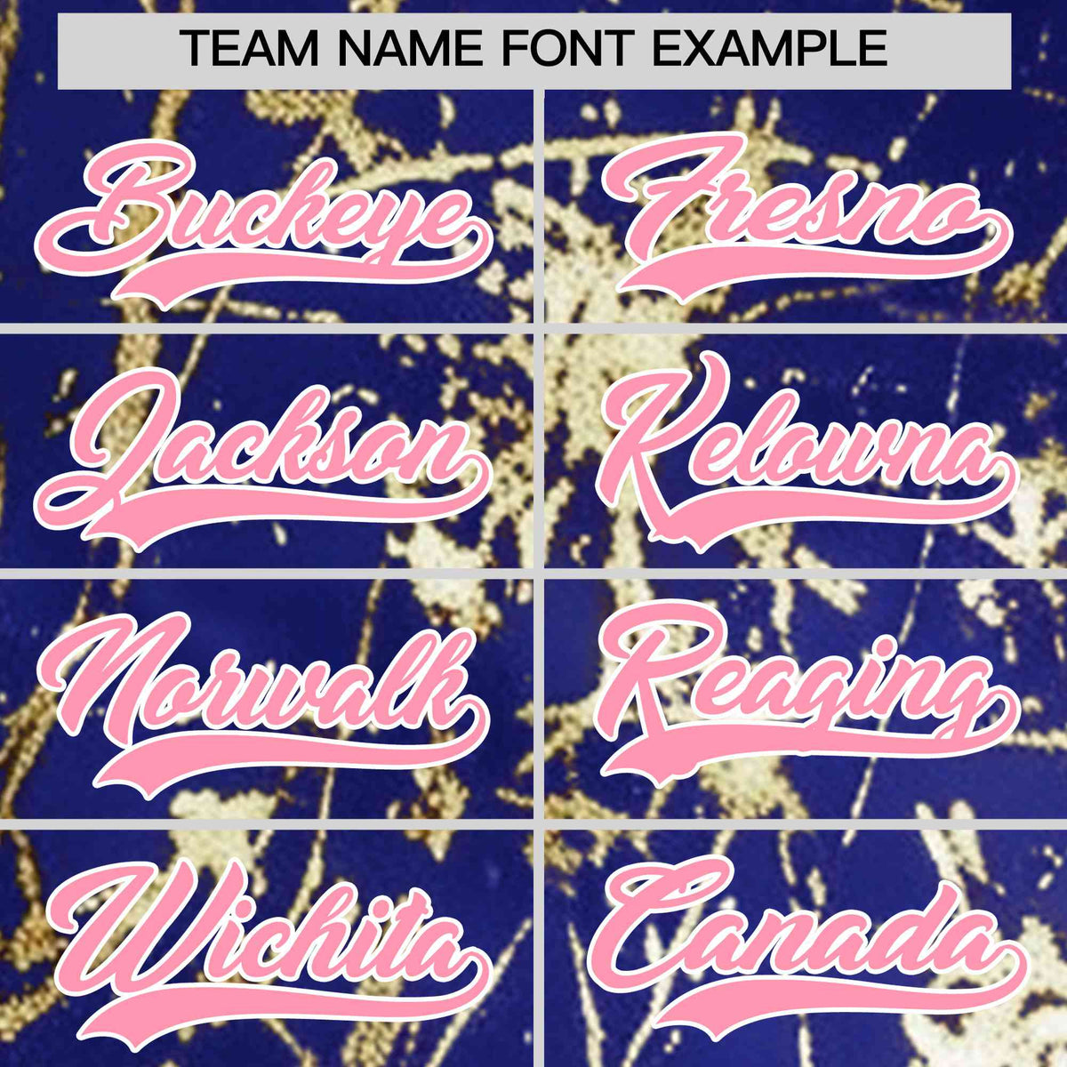 Custom Royal Light Pink Metallic Gold Splatter Urban Streetwear Baseball Jersey