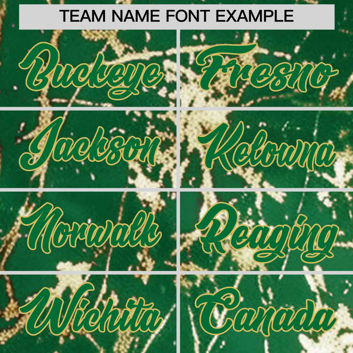 Custom Kelly Green Old Gold Shiny Gold Cracked Texture Baseball Jersey
