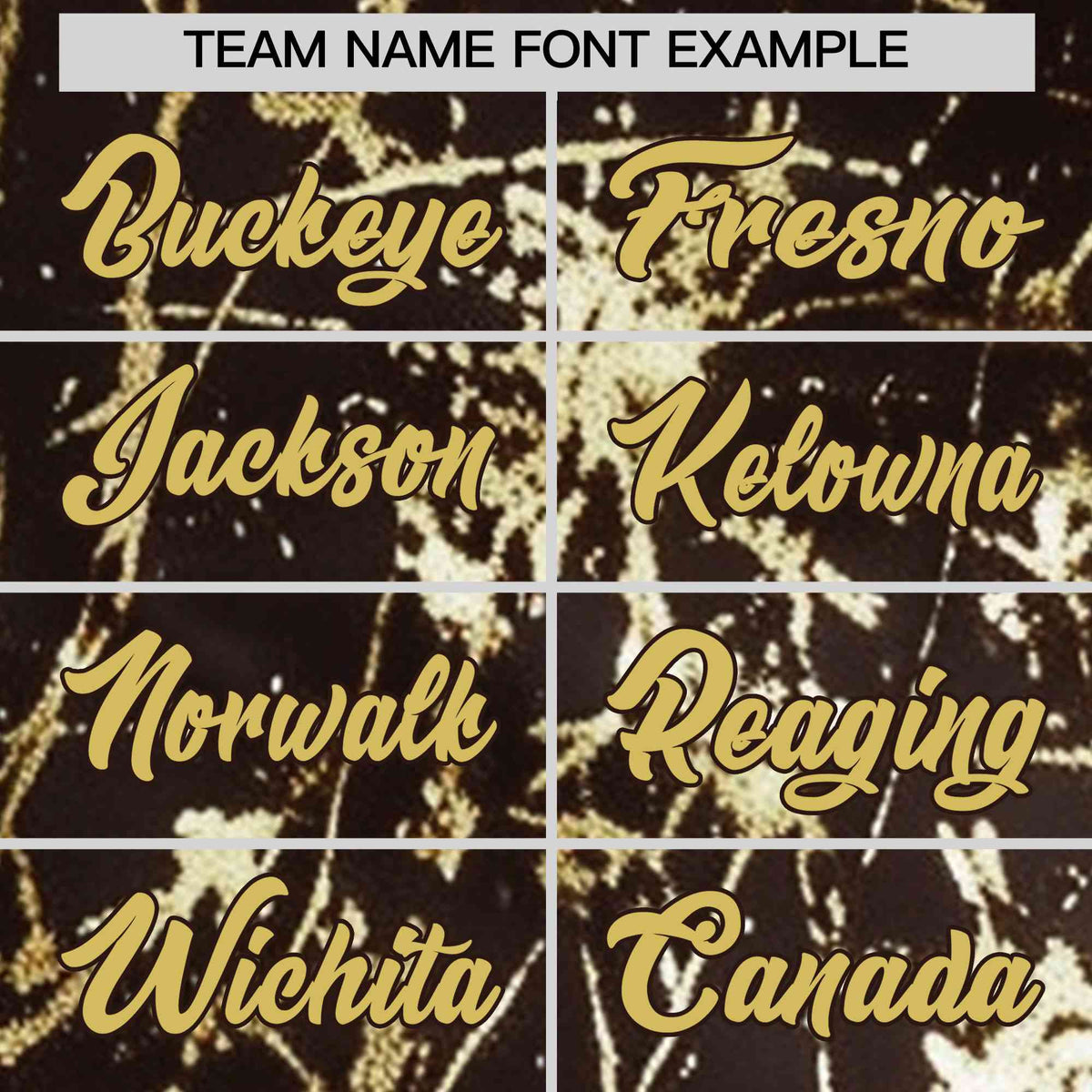 Custom Brown Old Gold Black&Shiny Gold Cracked Foil Hip Hop Button Down Baseball Jersey