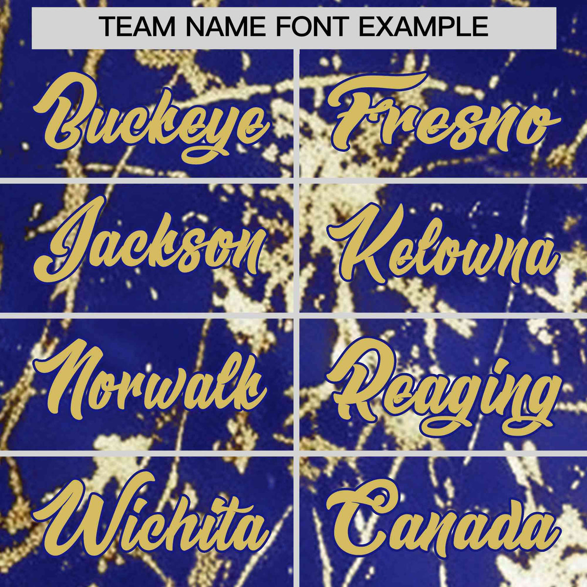 Custom Royal Old Gold Black&Shiny Gold Cracked Foil Hip Hop Button Down Baseball Jersey