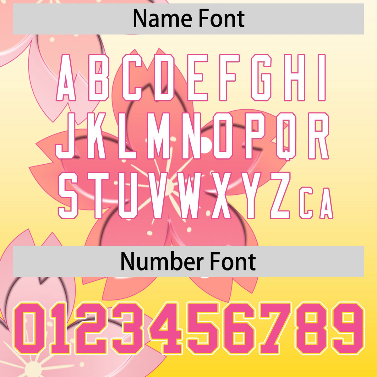 Custom Hooded Baseball Jersey | Pink Gold Cherry Blossom Personalized Name &amp; Number Sport Jersey