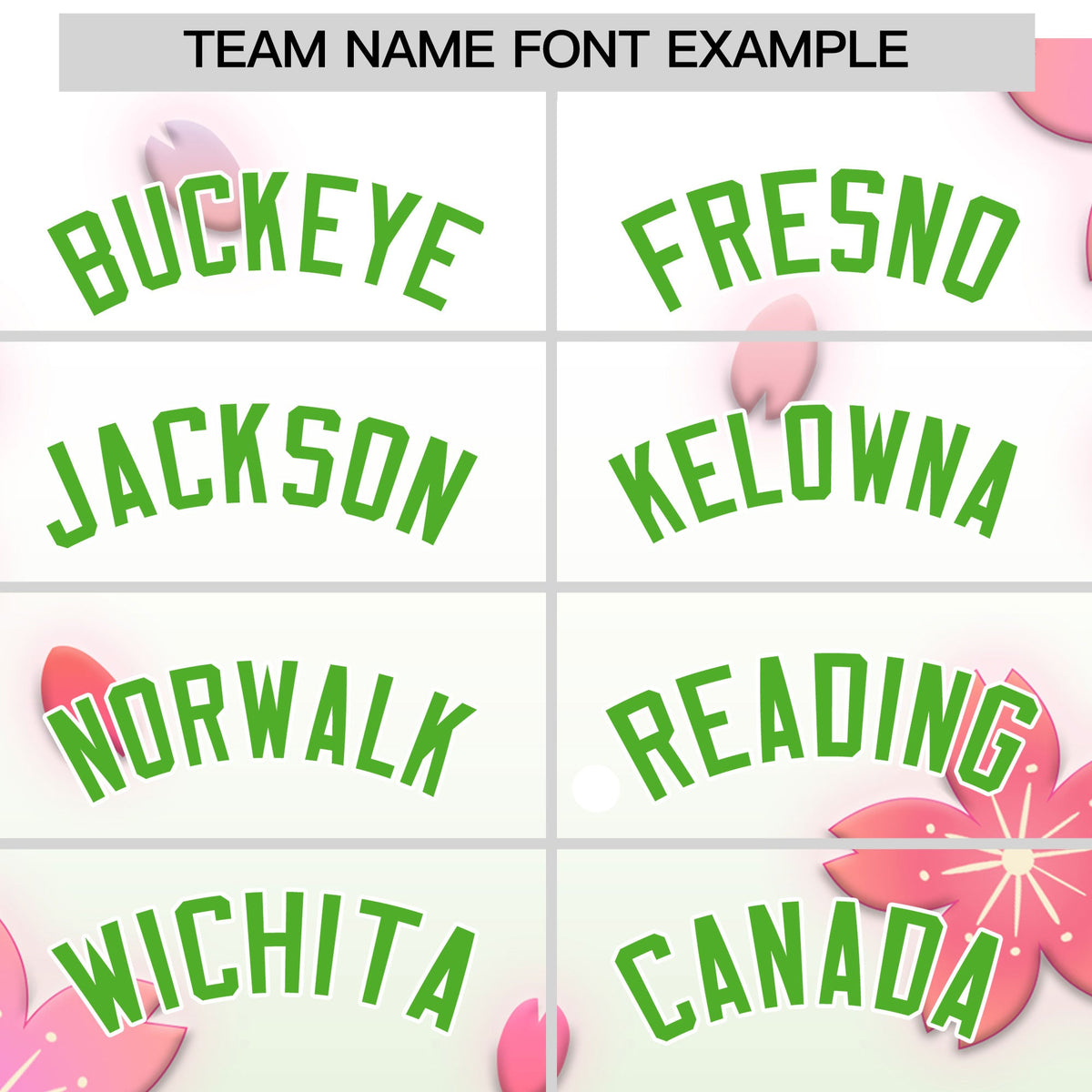 Custom Hooded Baseball Jersey | Pink Light Green Cherry Blossom Personalized Name &amp; Number Sport Jersey